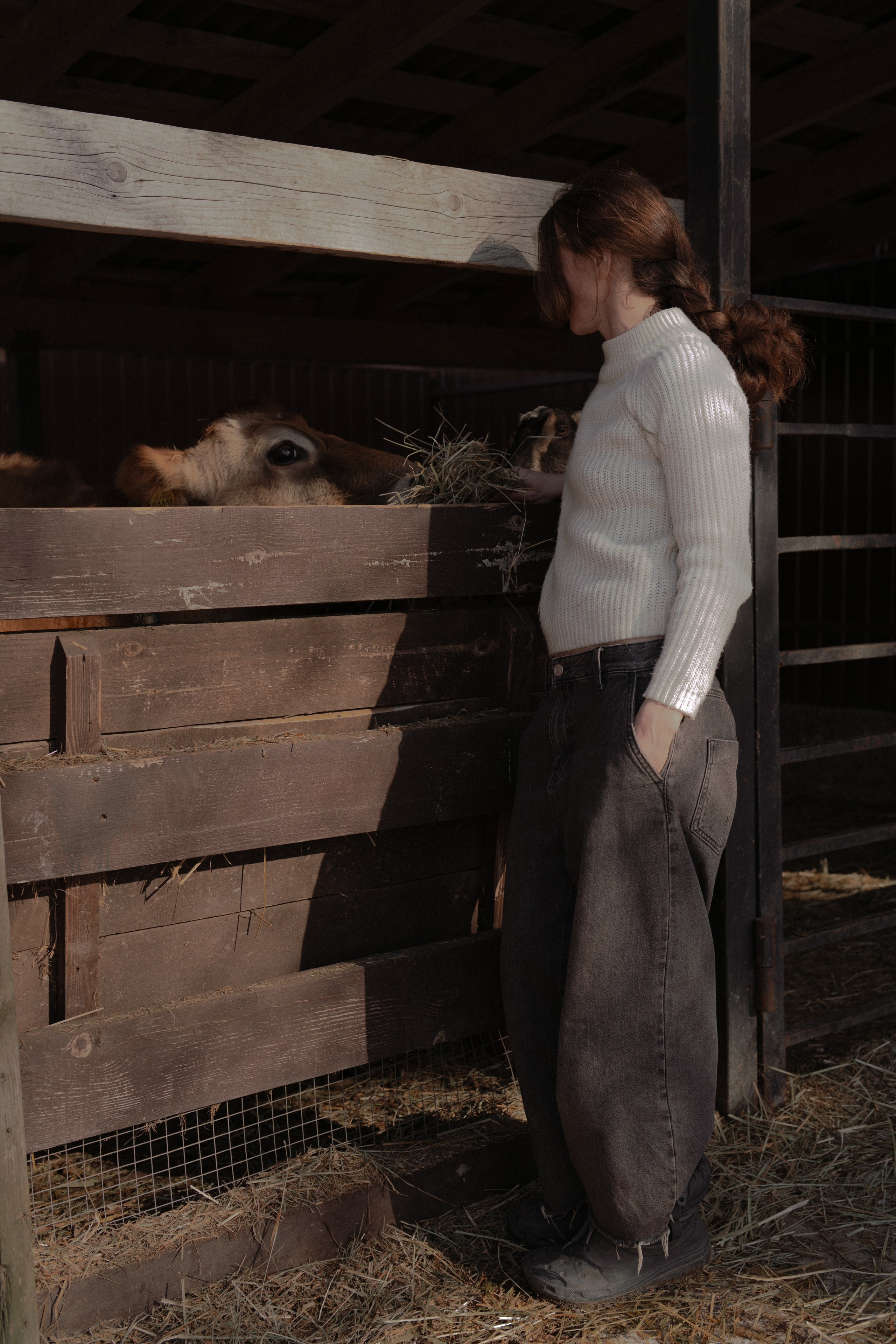 Маша, бигль Вера и её ферма. Семейный фотограф в Москве Алёна Чача