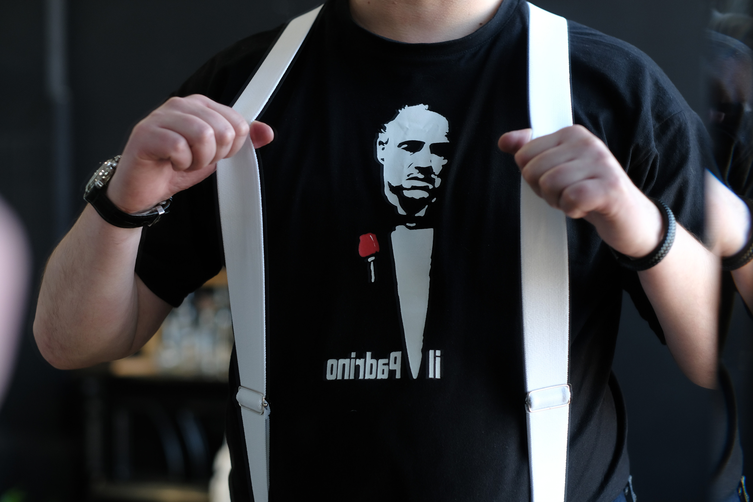 Съёмка для компании — производителя подтяжек и ее владельца Андрея. Фотограф в Москве Ирина Иванова