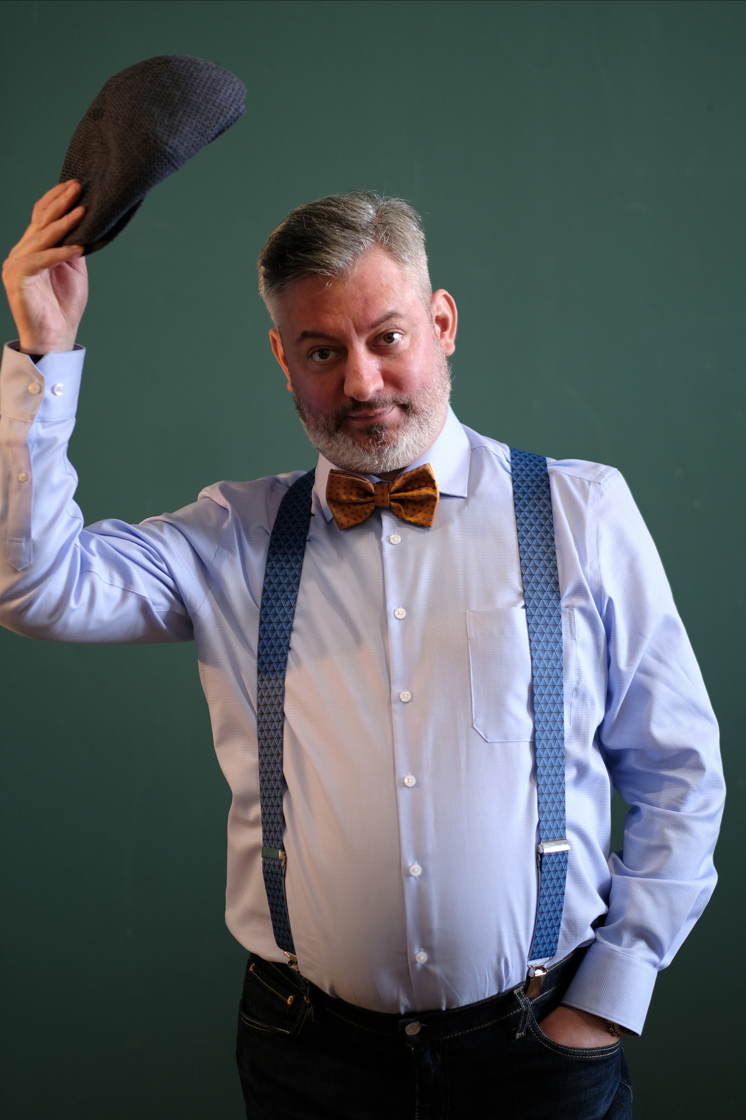 Съёмка для компании — производителя подтяжек и ее владельца Андрея. Фотограф в Москве Ирина Иванова