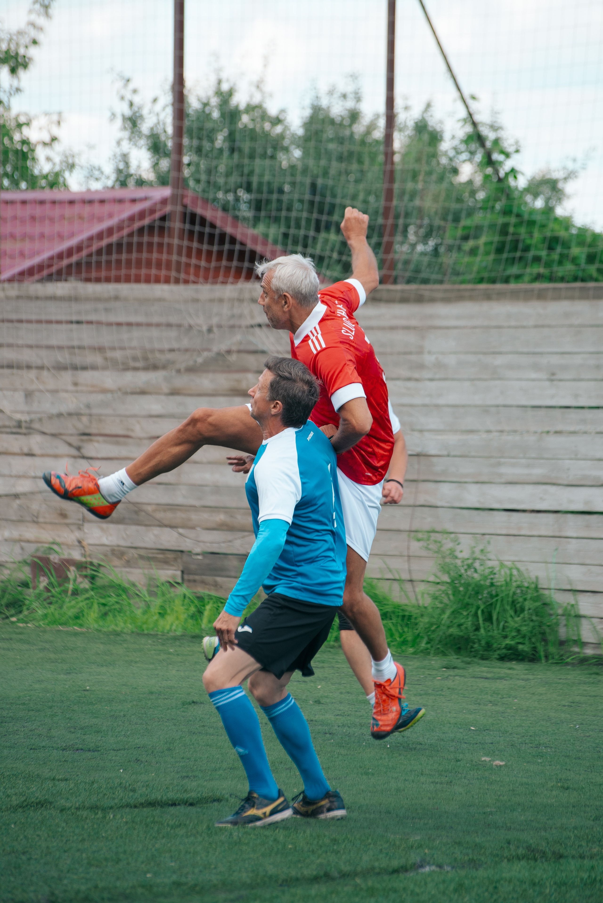 Товарищеский матч с ветеранами московского «Спартака» и «Динамо». Фотограф Валерия Азамат — жизнь в каждом кадре
