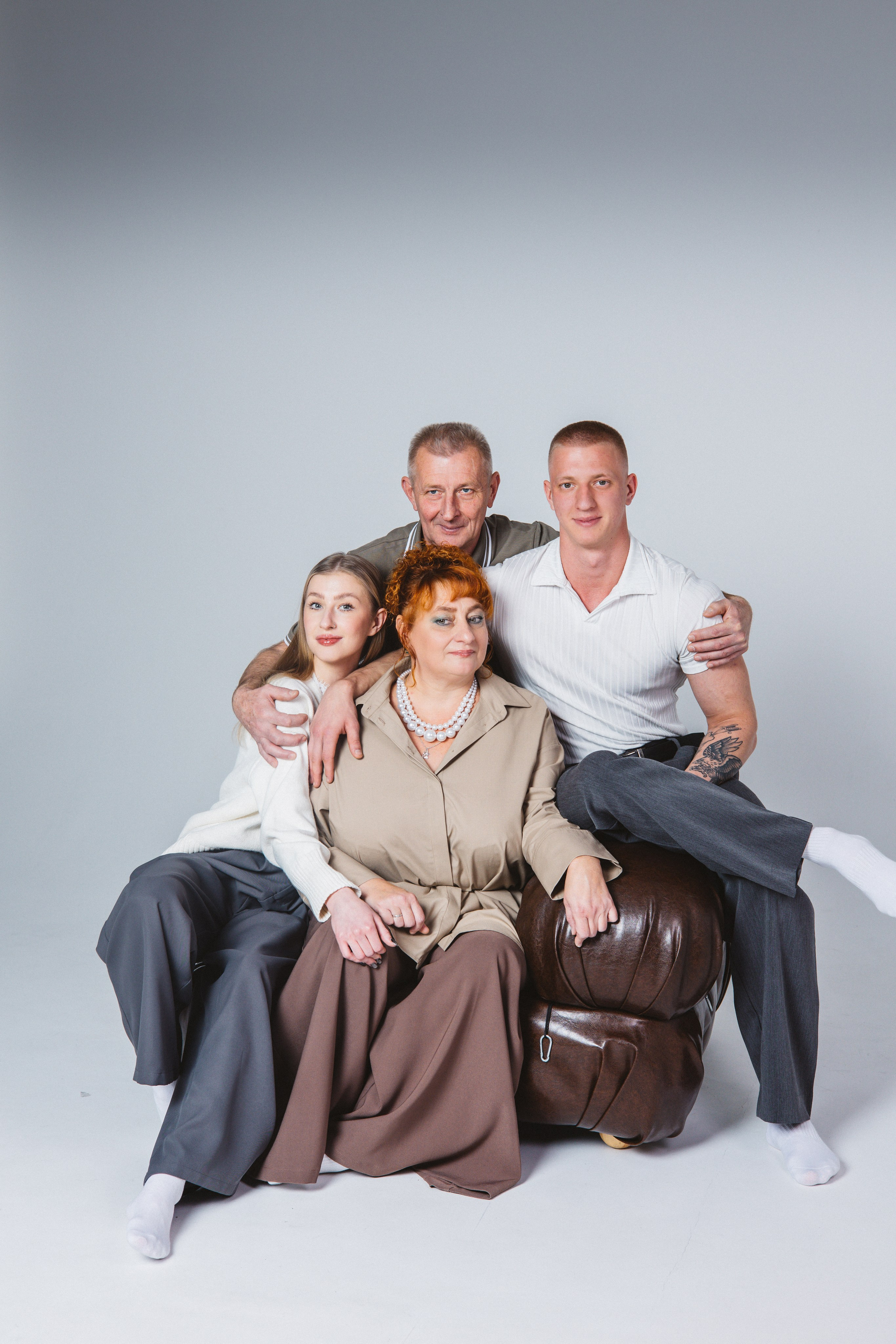 Семейная фотосессия в студии. Фотограф в Кисловодске Юлия Танасова