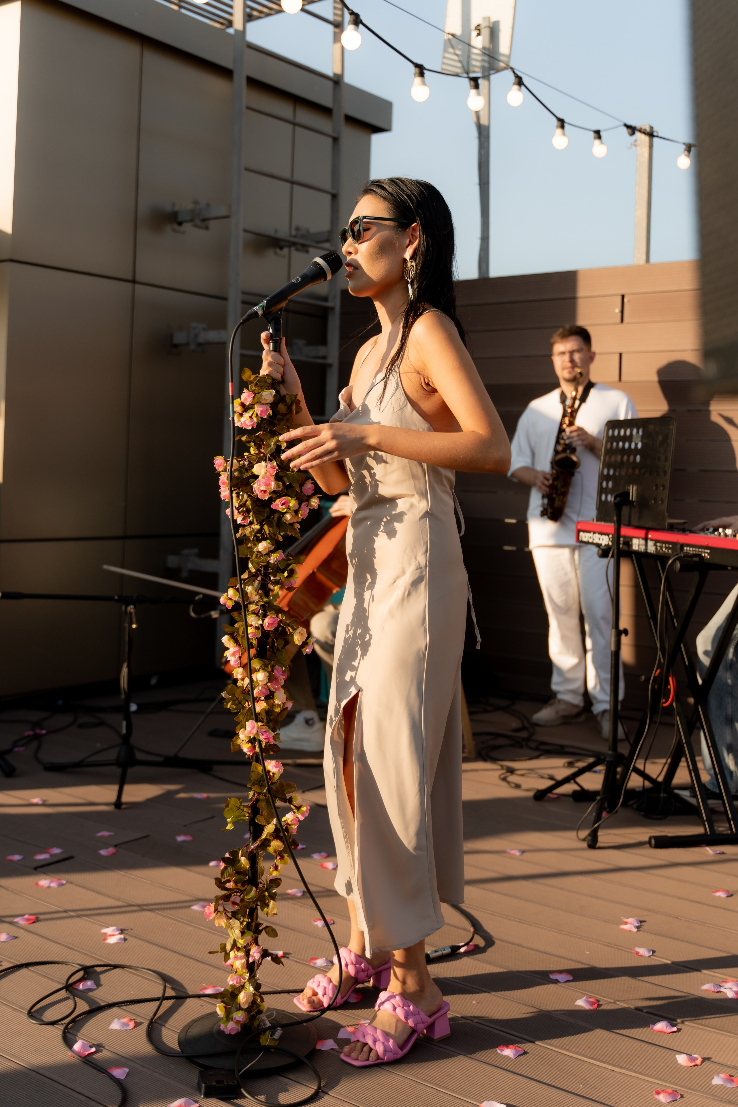 Концерт на крыше Вокальная школа Soulmade. Портретный и свадебный фотограф Алла Карени Москва