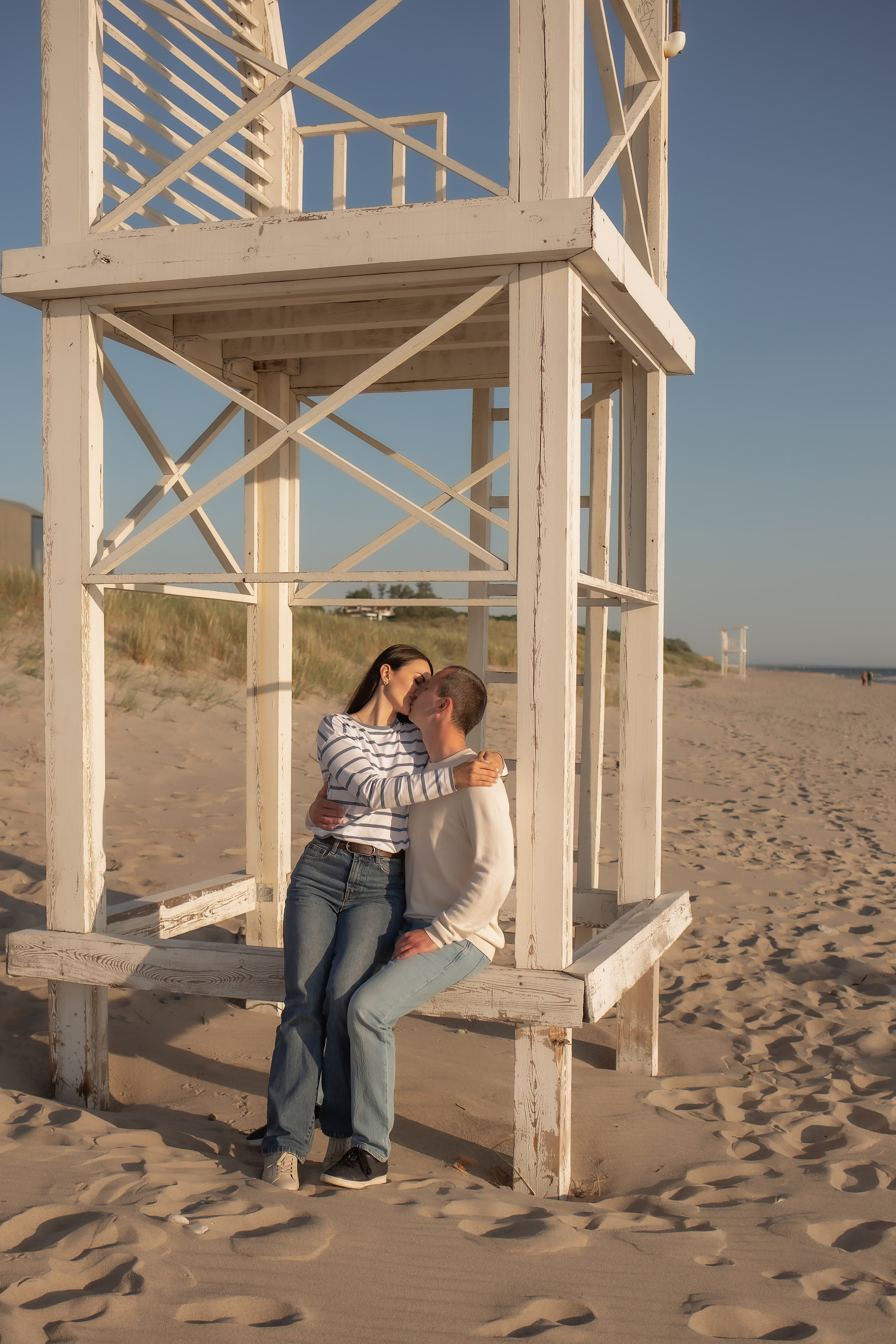 Павел и Татьяна. Закат в Янтарном. Фотограф в Калининграде Решетникова Алина