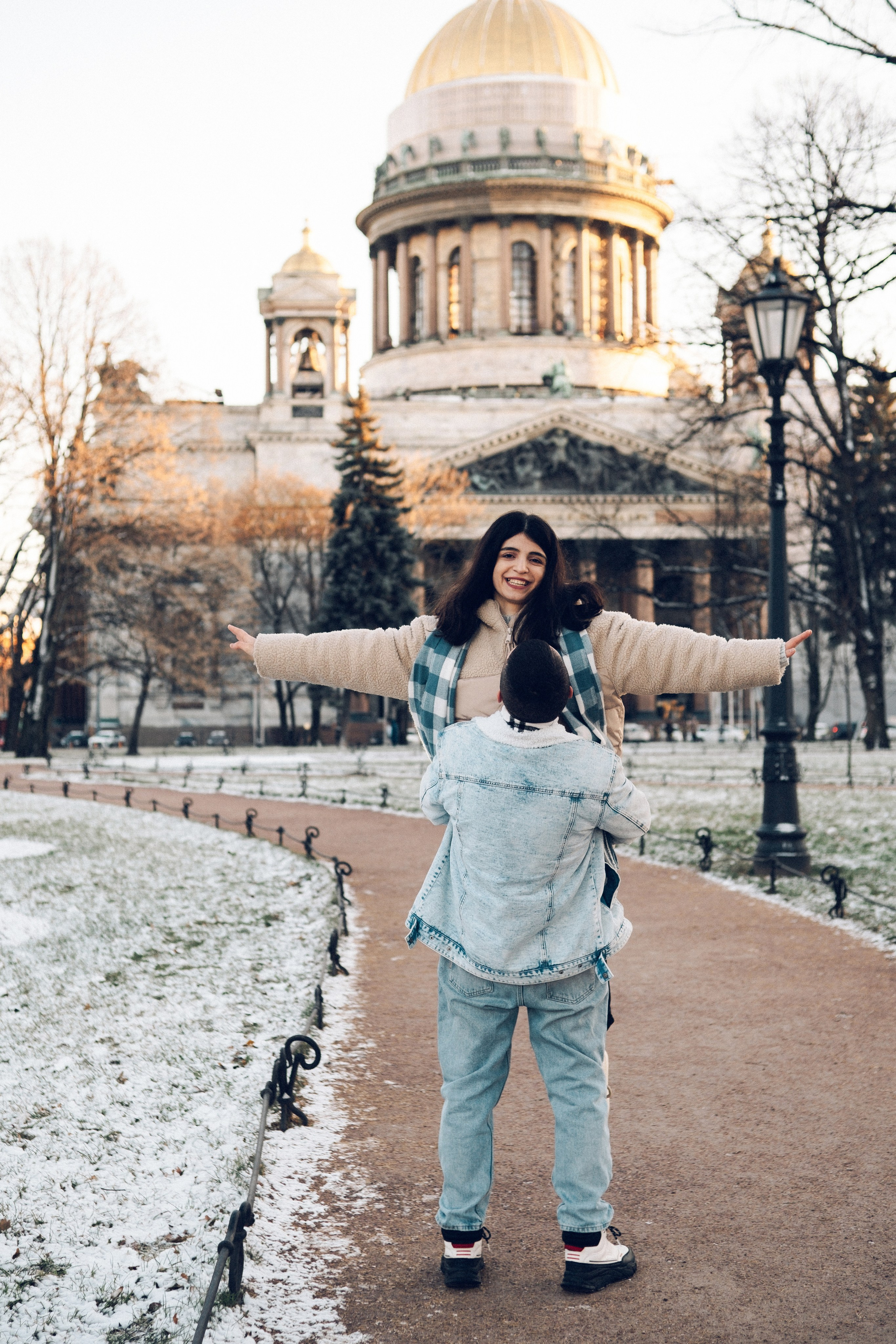 От Дворцовой к Исаакиевскому (зима). Фотограф в Санкт-Петербурге Кристина Брянская