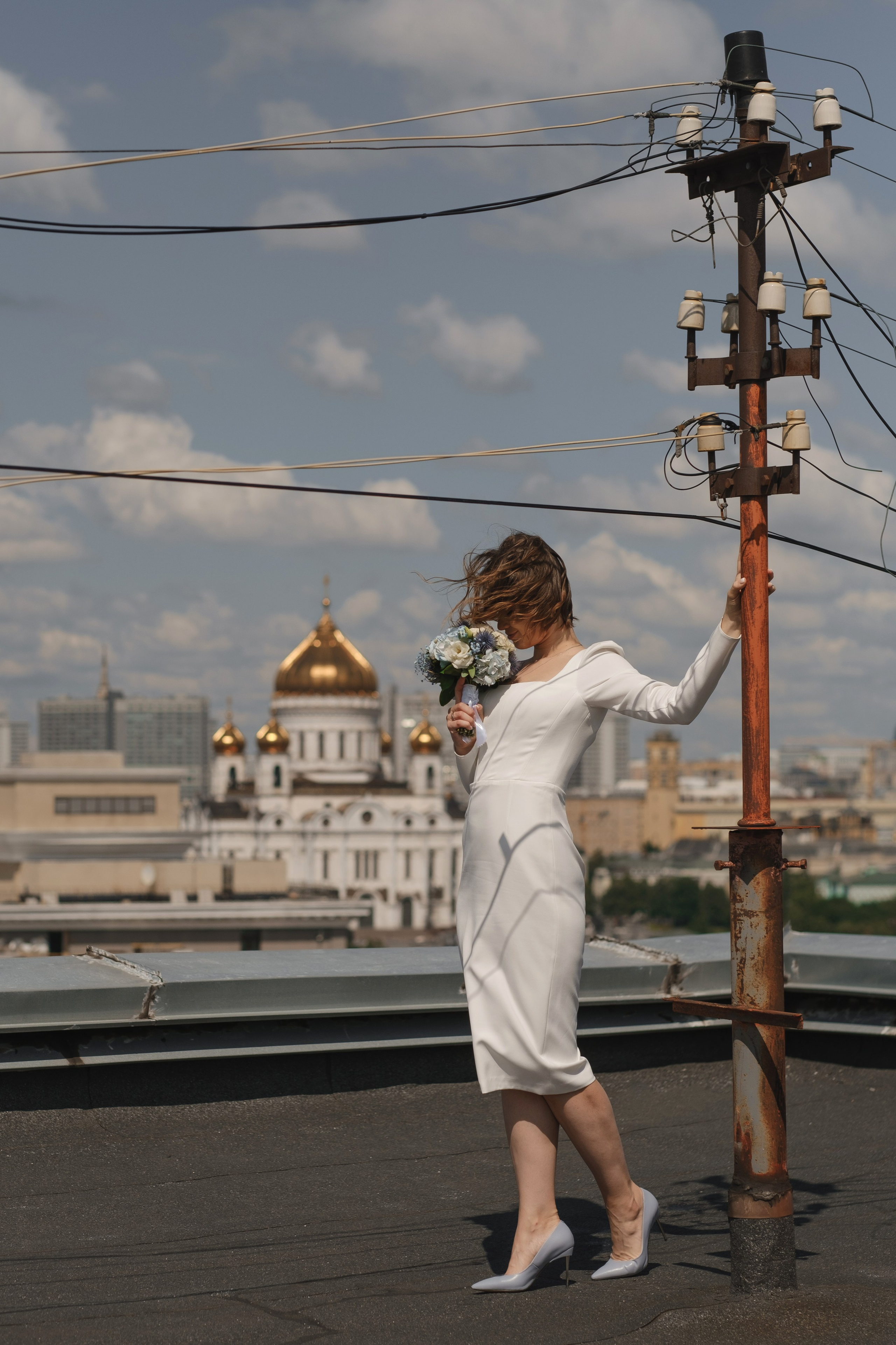 Стас и Юля Любовь на крыше. Свадебный и семейный фотограф Ксения Ржевская (Митрохина)