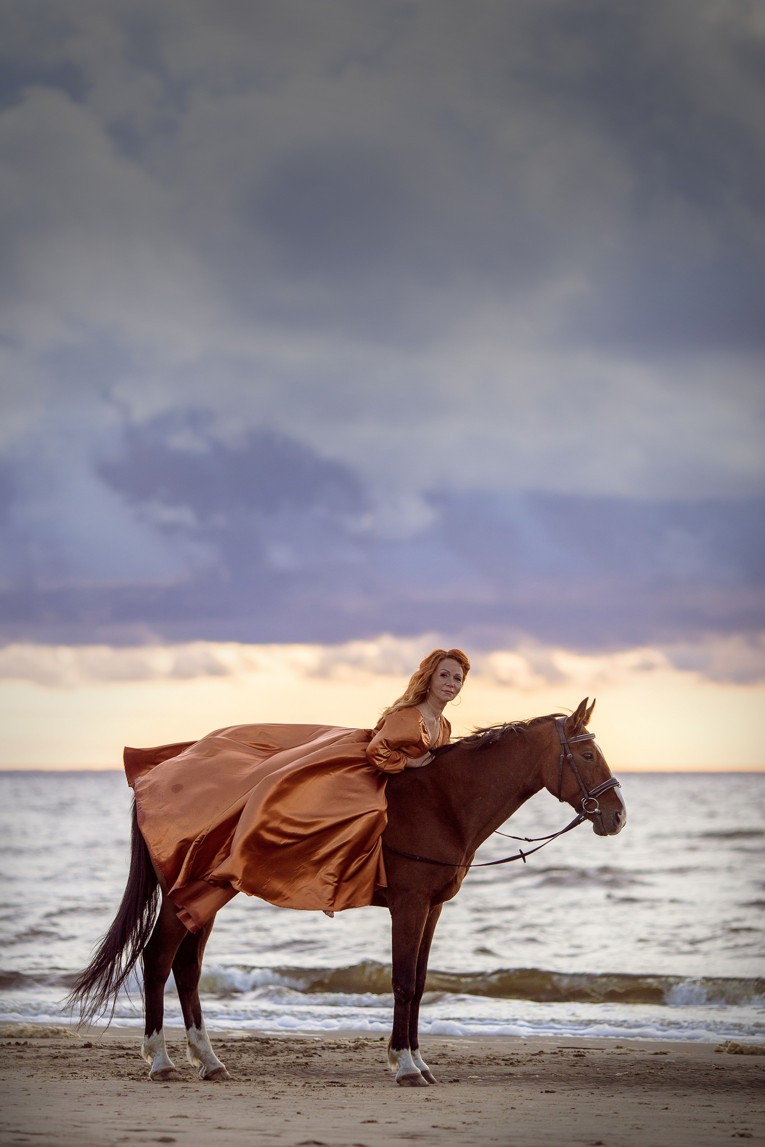 Фотосессия на берегу Белого моря