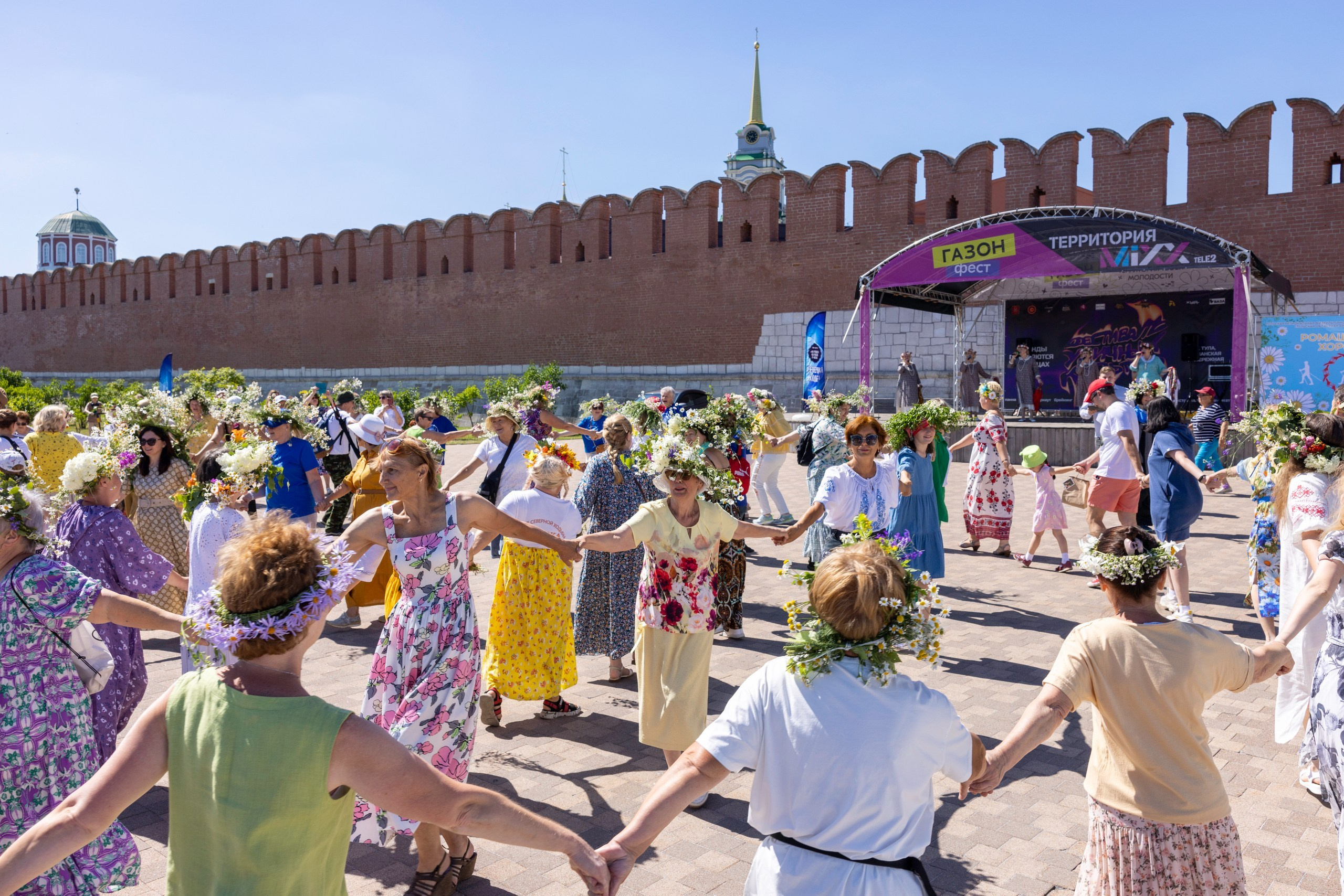 Фестиваль «Ромашковый хоровод». Северная ходьба. Фотограф в Туле Крупский АнДРей. Фотостудия «КАДР71» в Туле