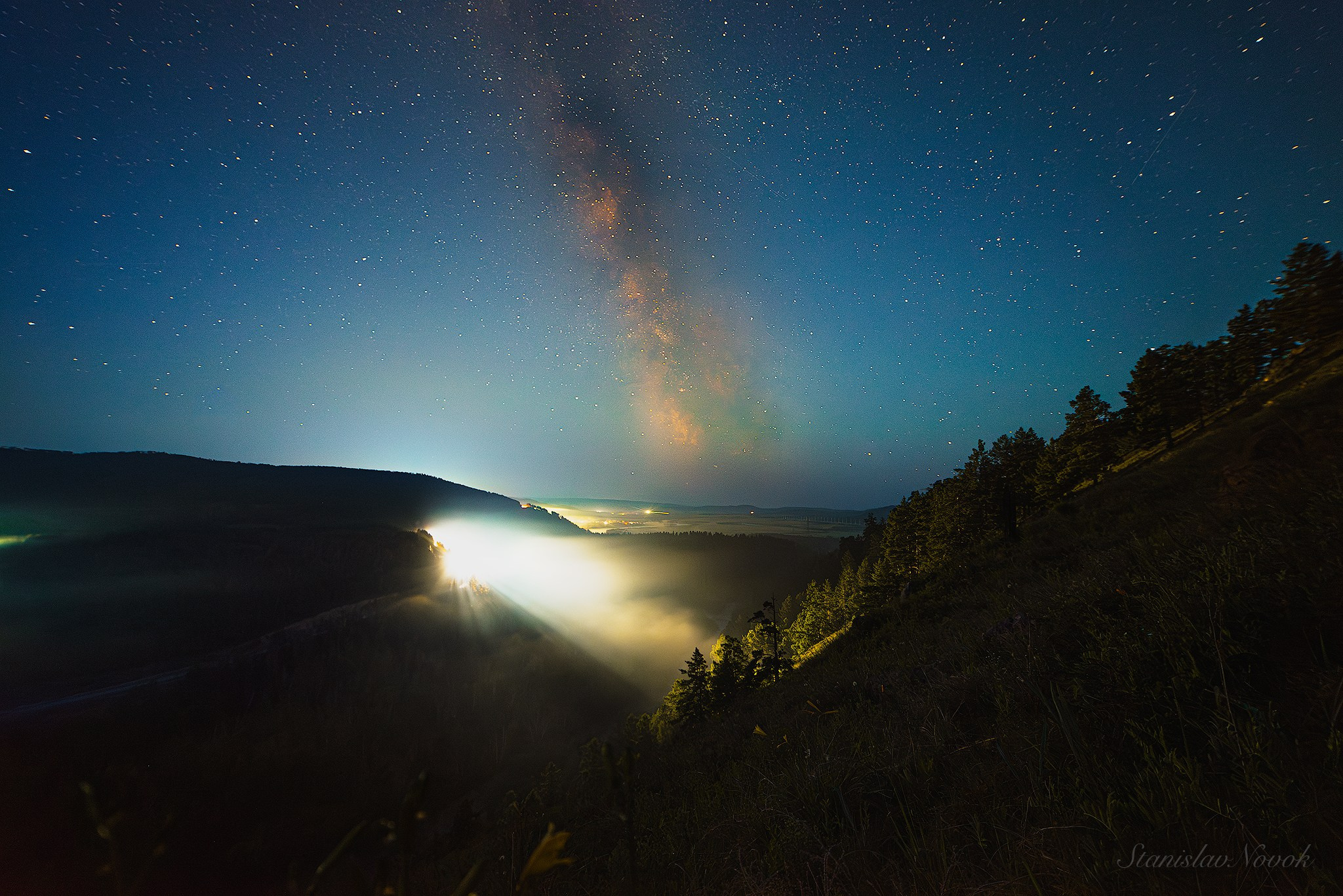 Ночная съемка (Астрофотография). Профессиональный пейзажный фотограф Новокрещенов Станислав