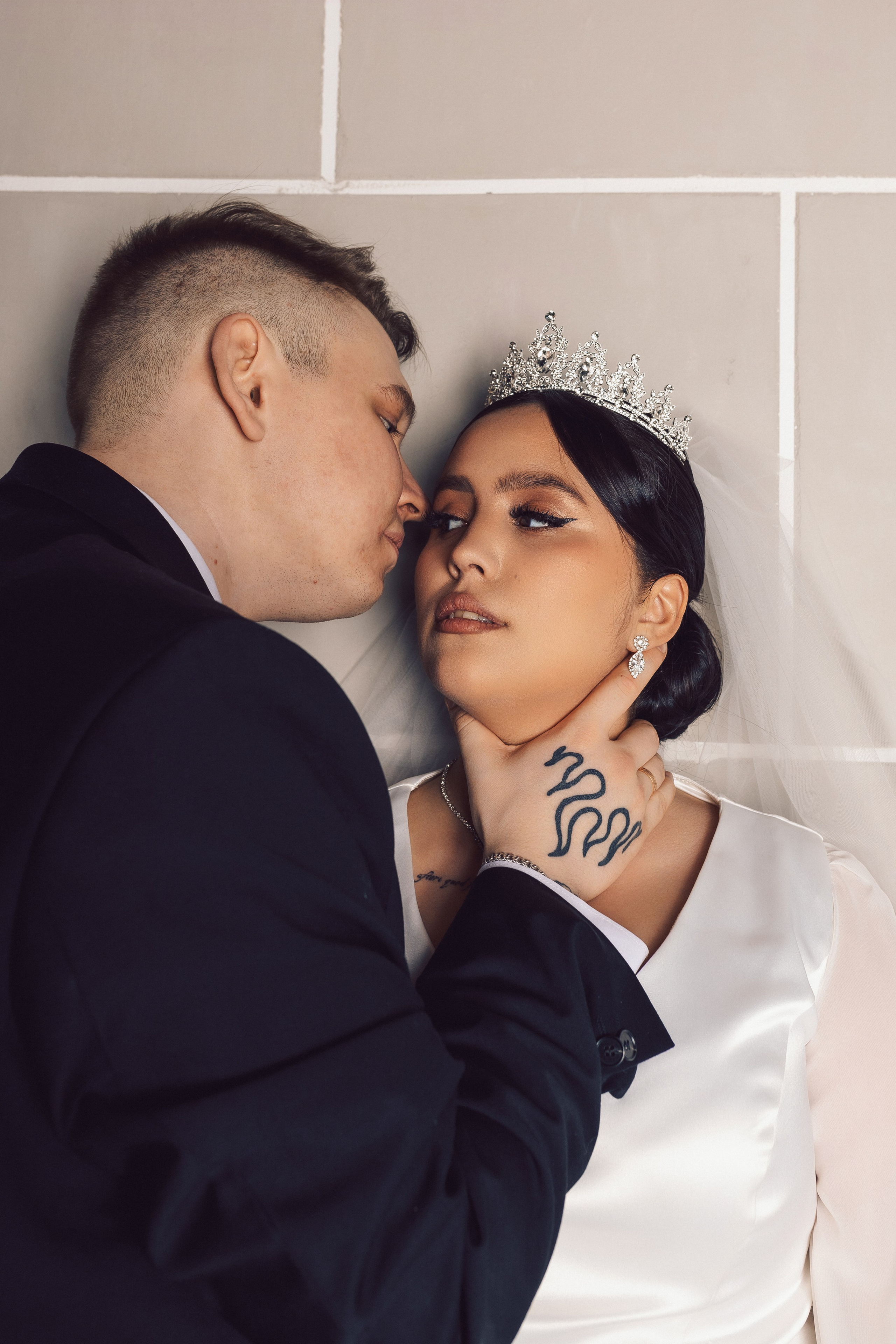 Свадебная съемка в студии. Фотограф Красноярск Архипова Алина