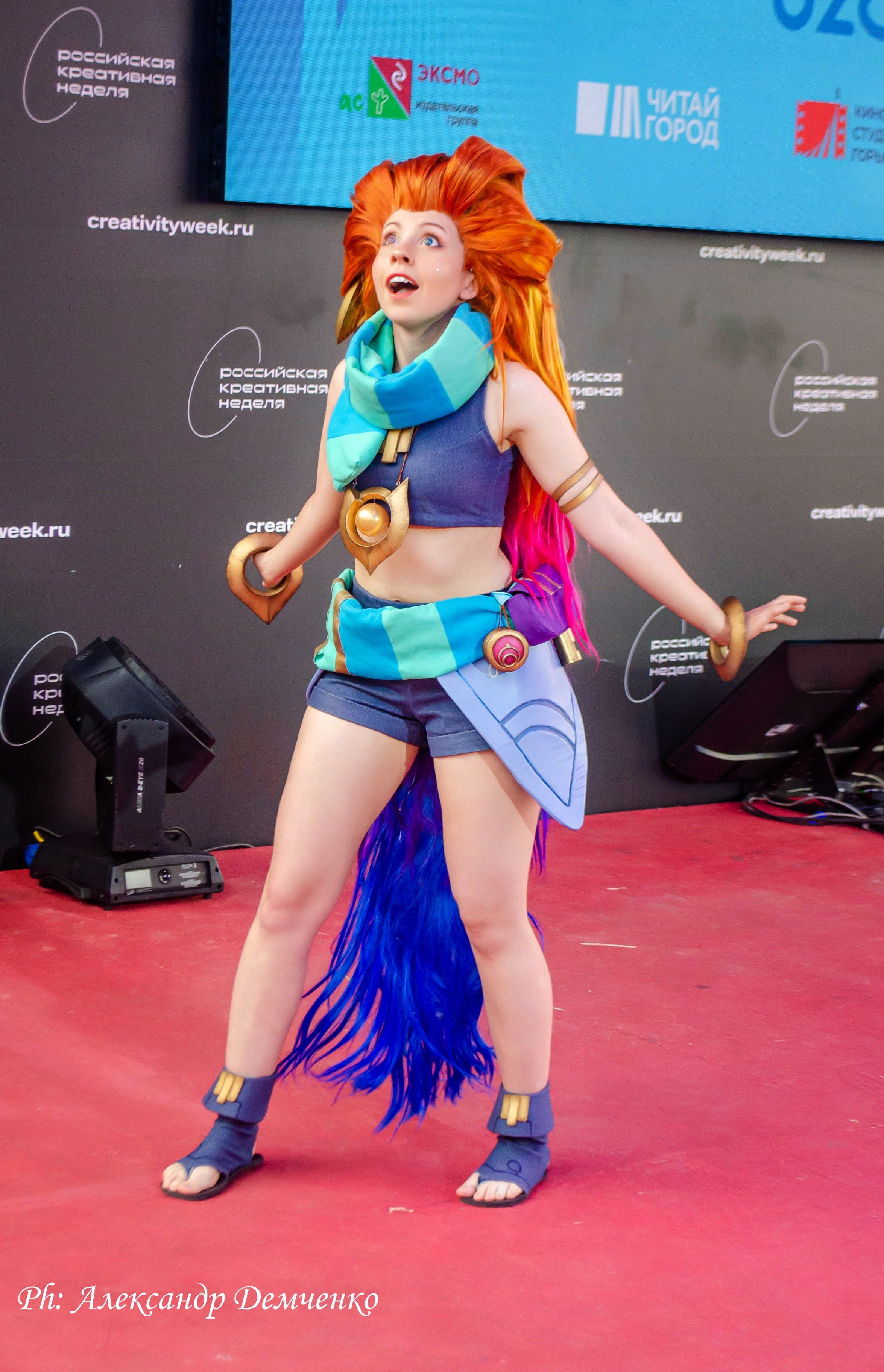 Фотосессия сцены в Москве на разных репортажных мероприятий