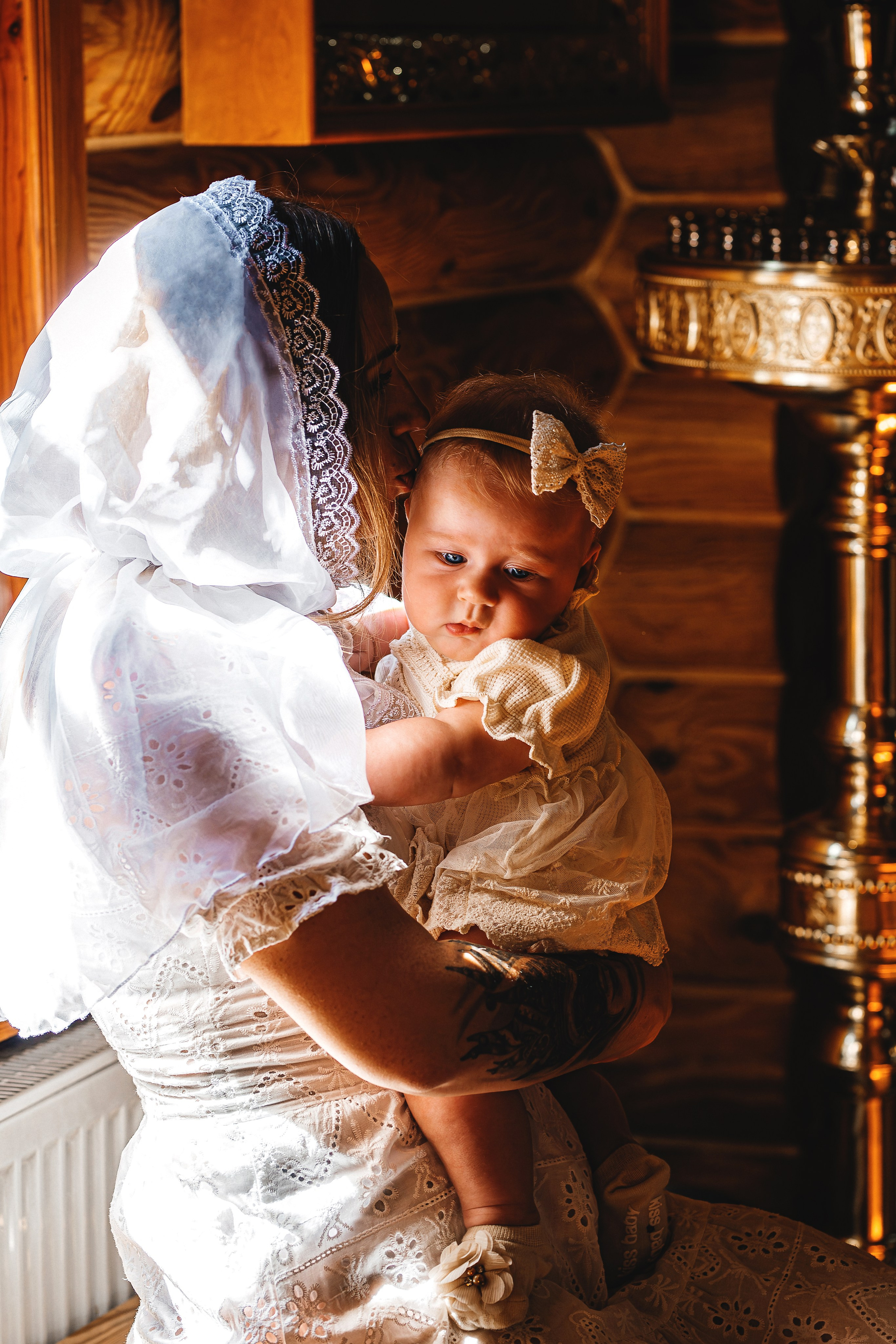 Таинство Крещения Авроры. Фотограф Таинств Крещения и Венчания в г. Курске