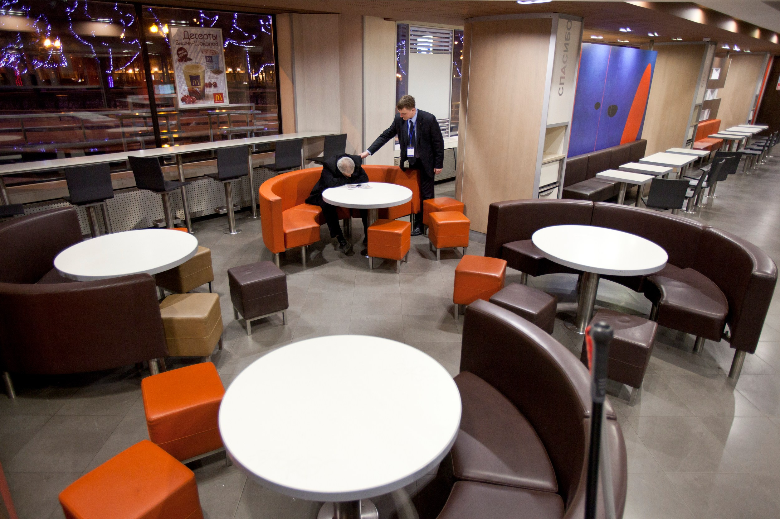McDonalds. Pavel Golovkin