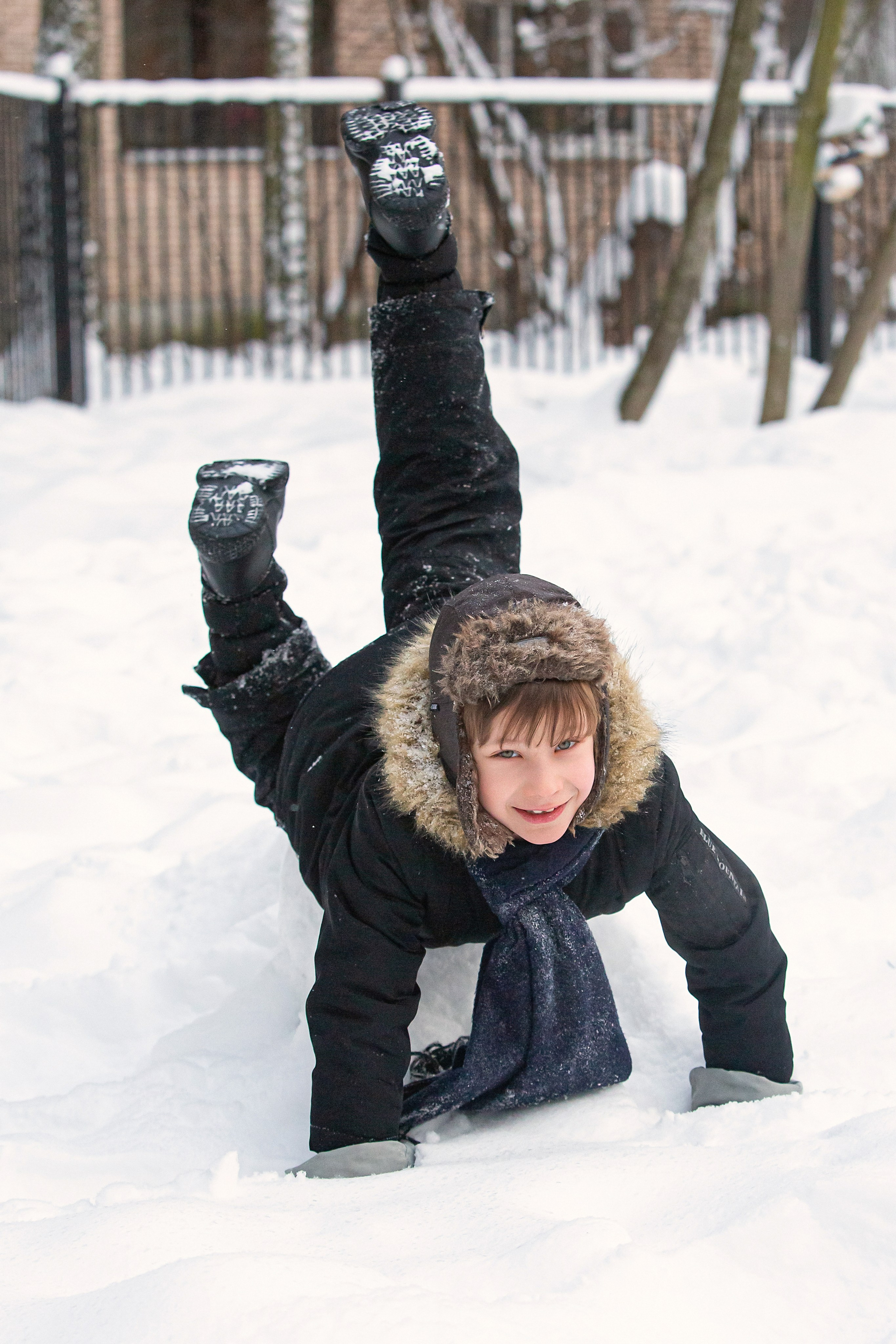 Зима в детском саду. Свадебный, семейный, детский фотограф в Санкт-Петербурге
