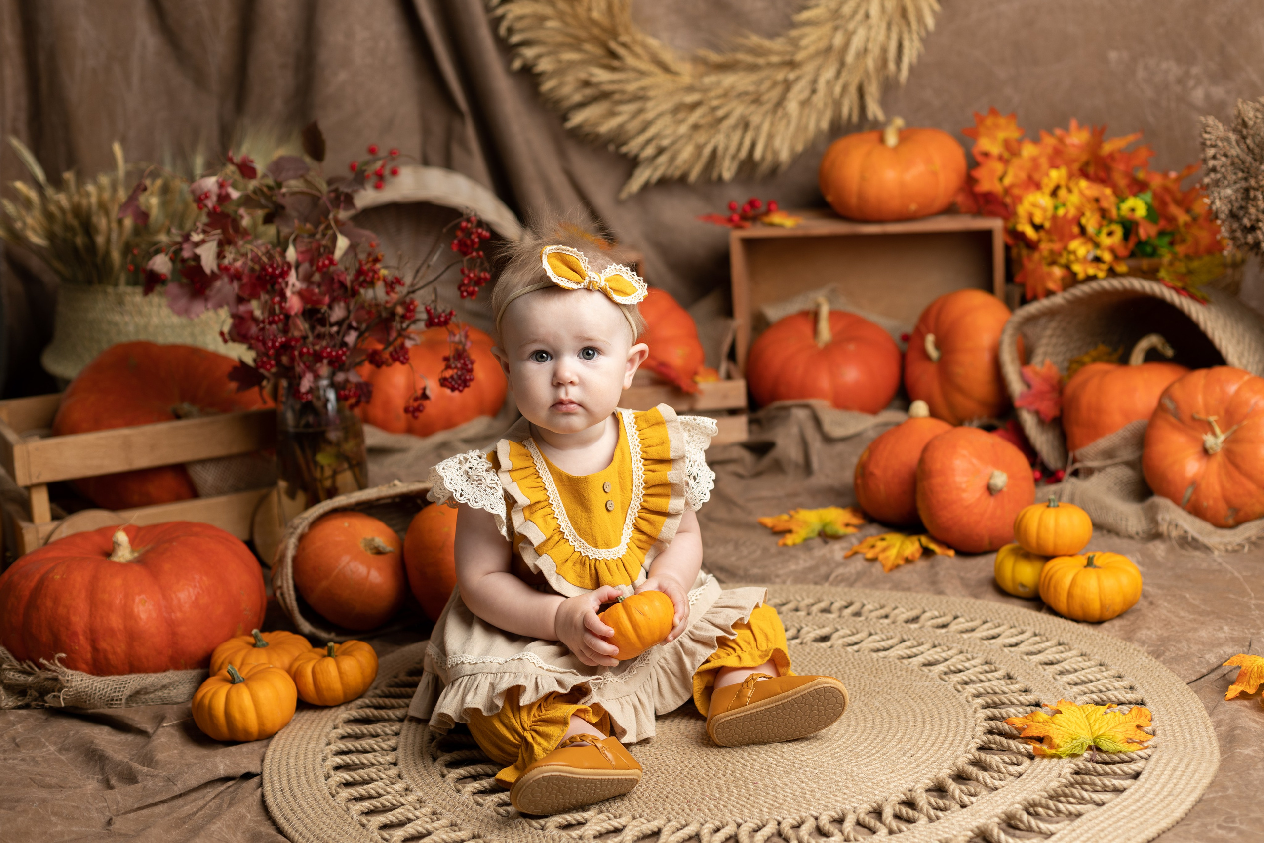 Осенний фотопроект. Фотограф новорожденных, детский фотограф в г. Оренбурге Екатерина Козлова
