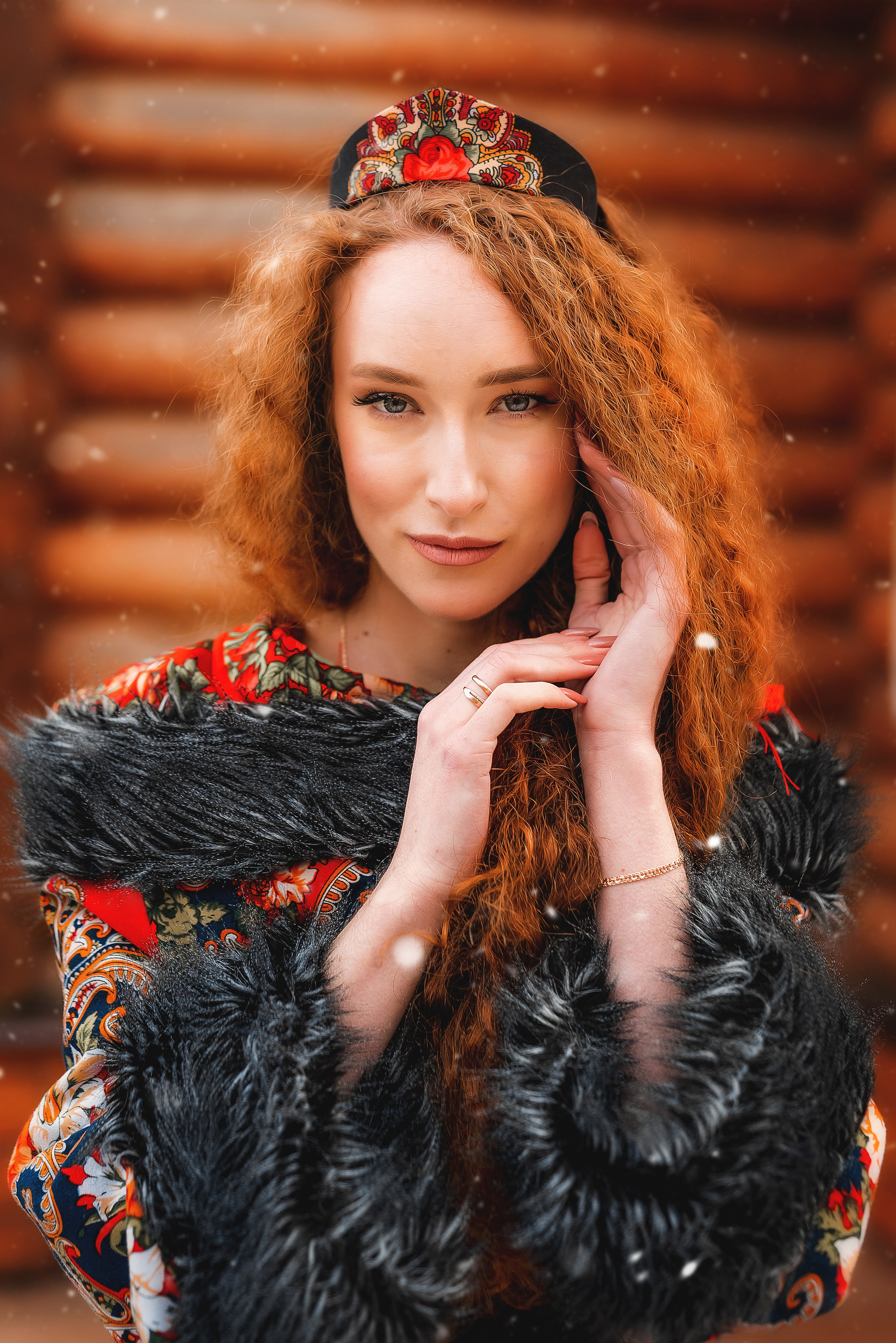 В стиле русская зима. Семейный, детский фотограф в Воронеже Анна Никитина