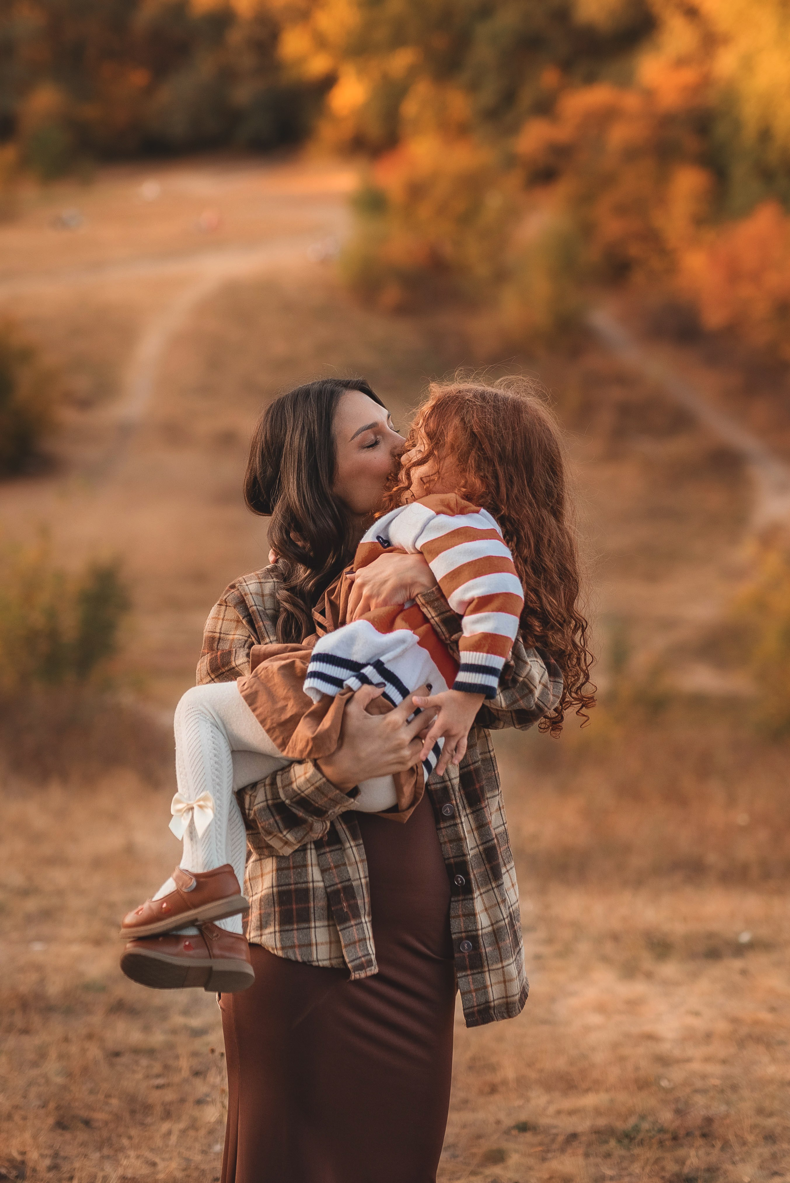 Семейная осенняя фотосессия в парке. Семейный, детский фотограф в Воронеже Анна Никитина