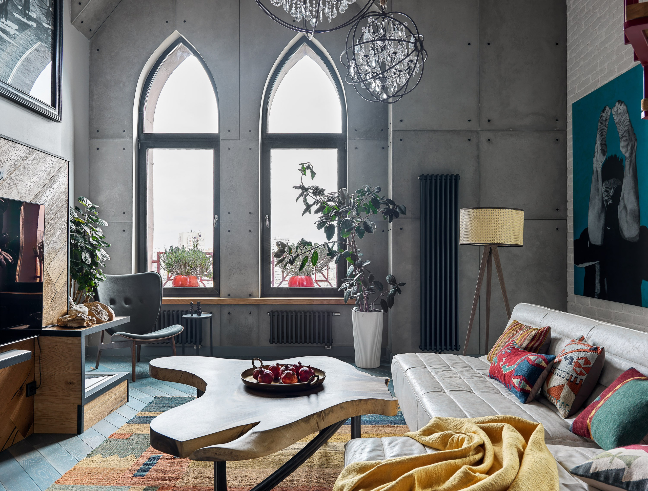 Двухуровневая квартира в Москве