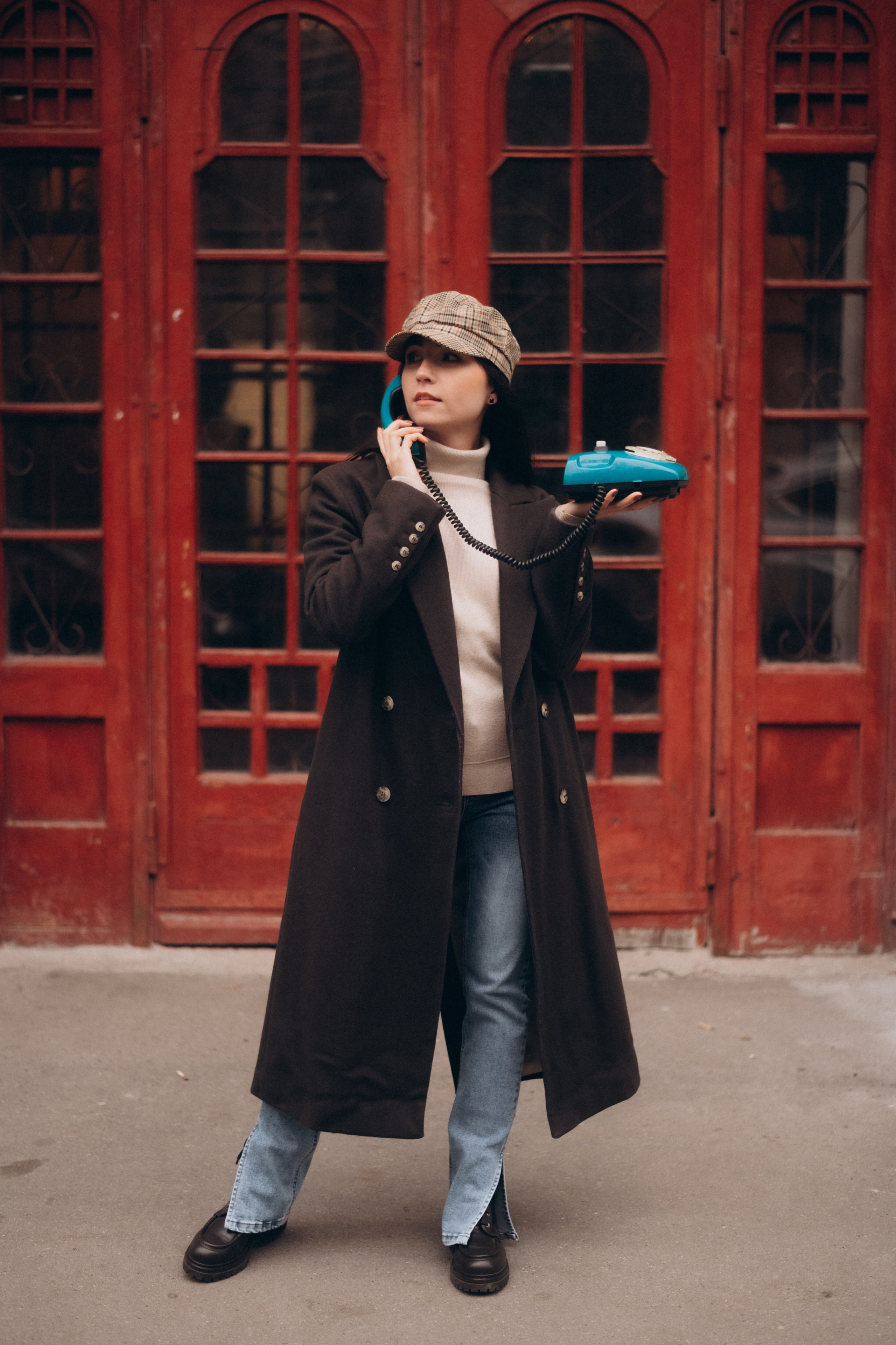 Фотосессия с телефоном на улицах Китай-Города