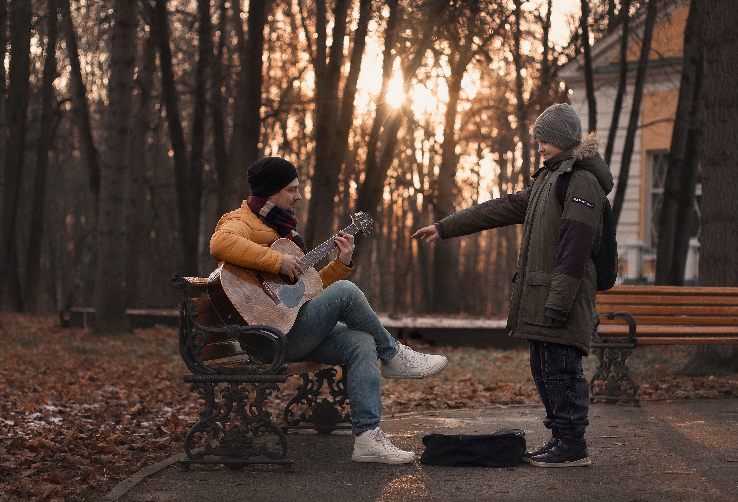 КИНОФОТОистория «Гитарист». Семейный и детский фотограф на Сицилии Подоляк Александра