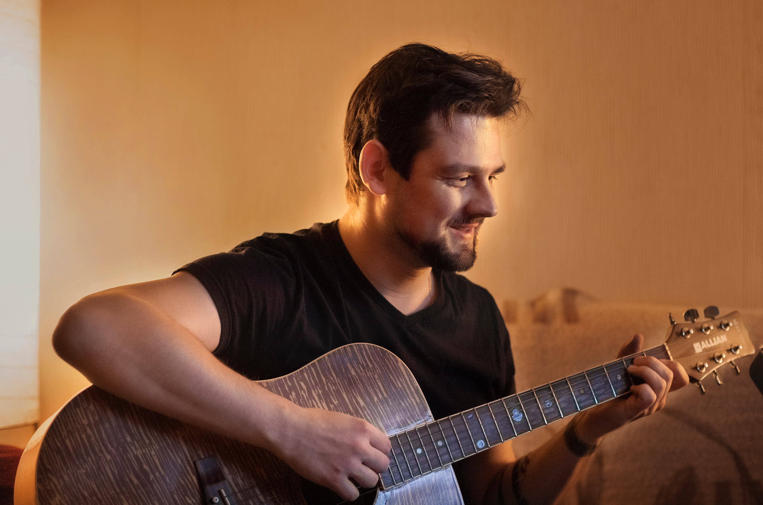 КИНОФОТОистория «Гитарист». Семейный и детский фотограф на Сицилии Подоляк Александра