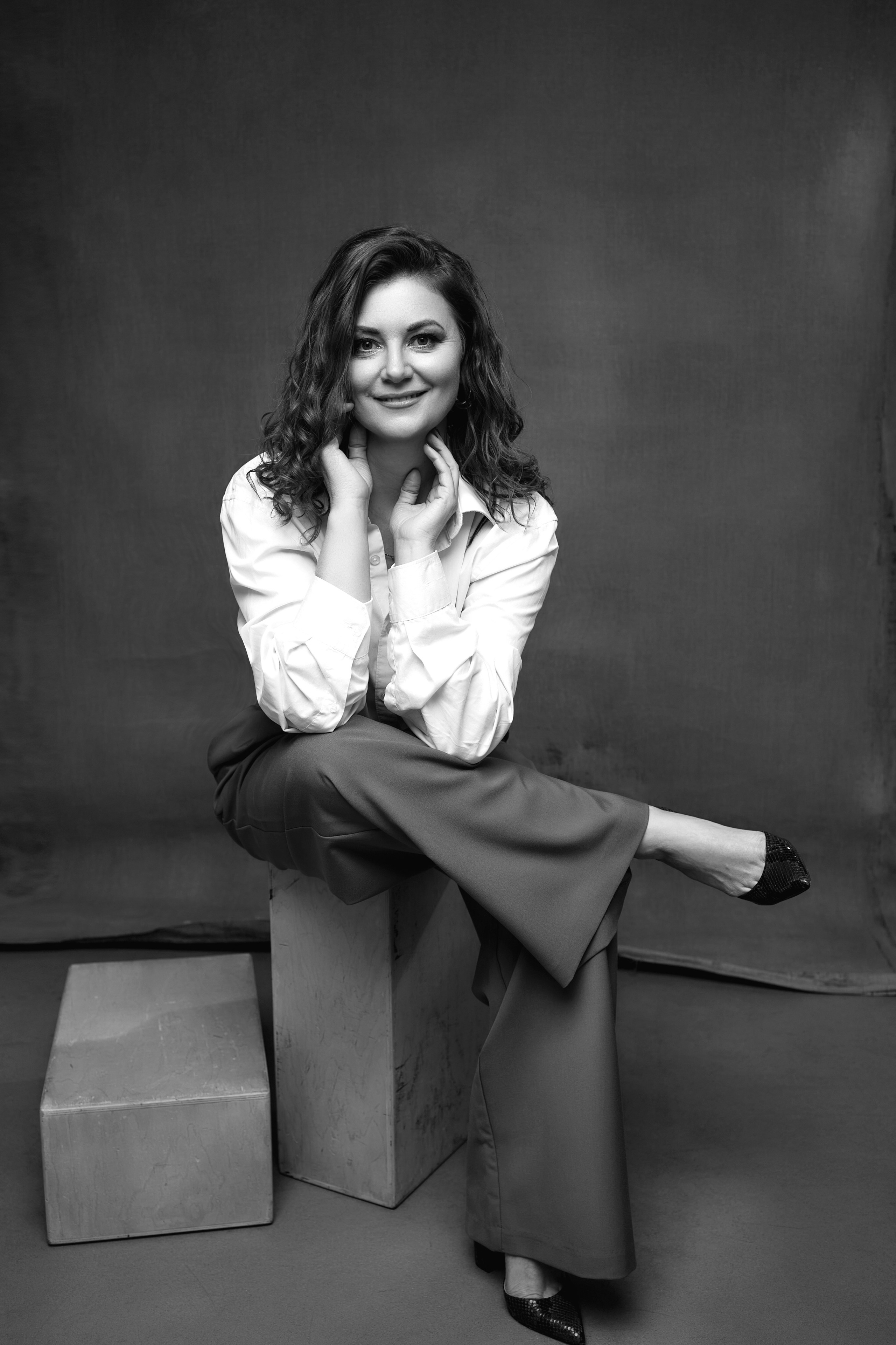 Портретная фотосессия на холстах. Фотограф в Минске Анна Кучинская