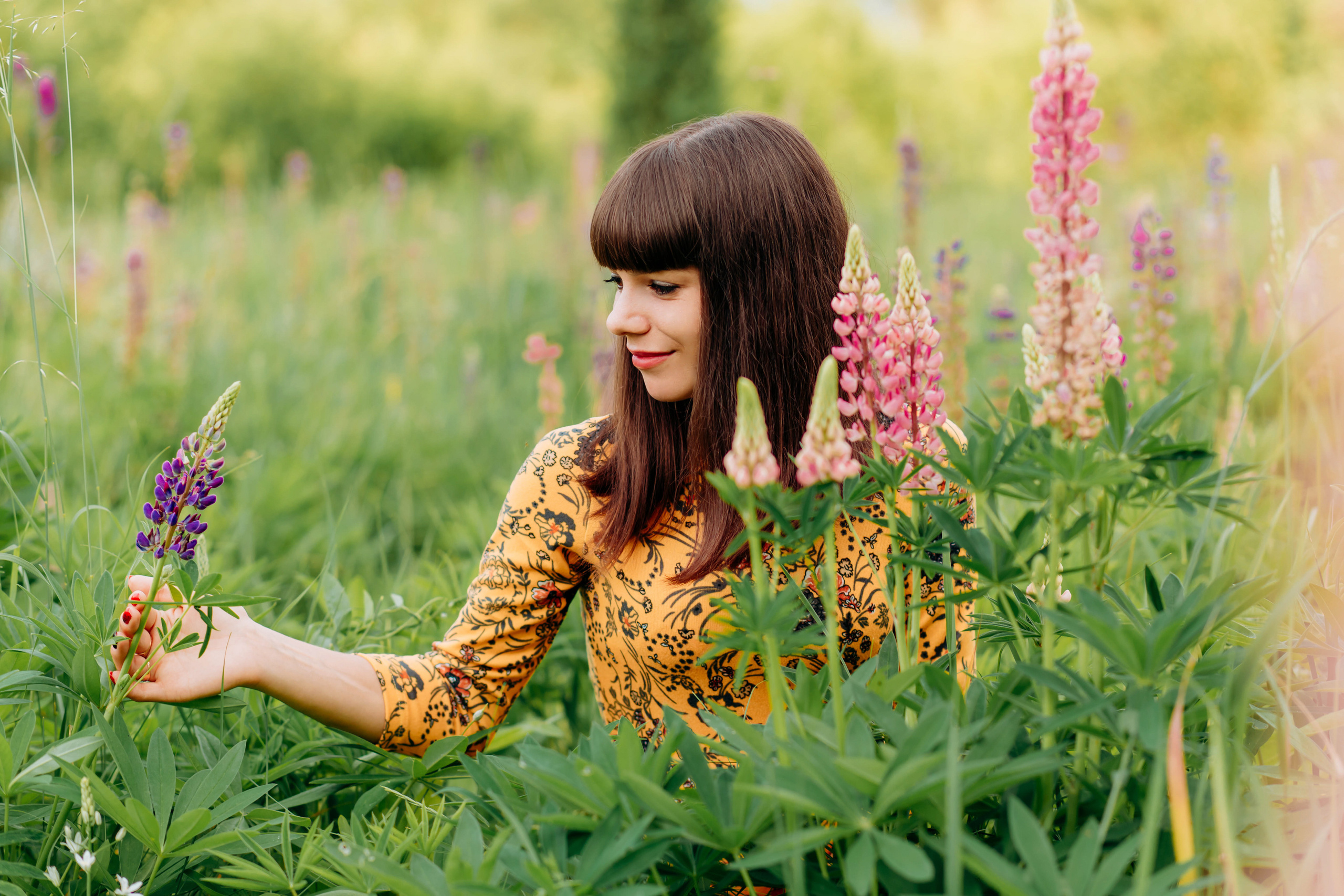 Люпиновое море :). Семейный и свадебный фотограф в Воронеже Майя Добровольская