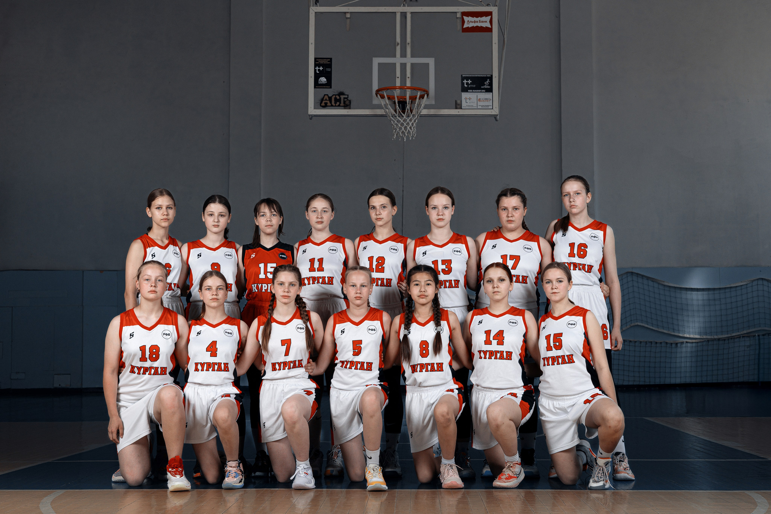 Сборная ДЮСШ № 2 по баскетболу. MIG — студия спортивной фотографии Михаила Голянского