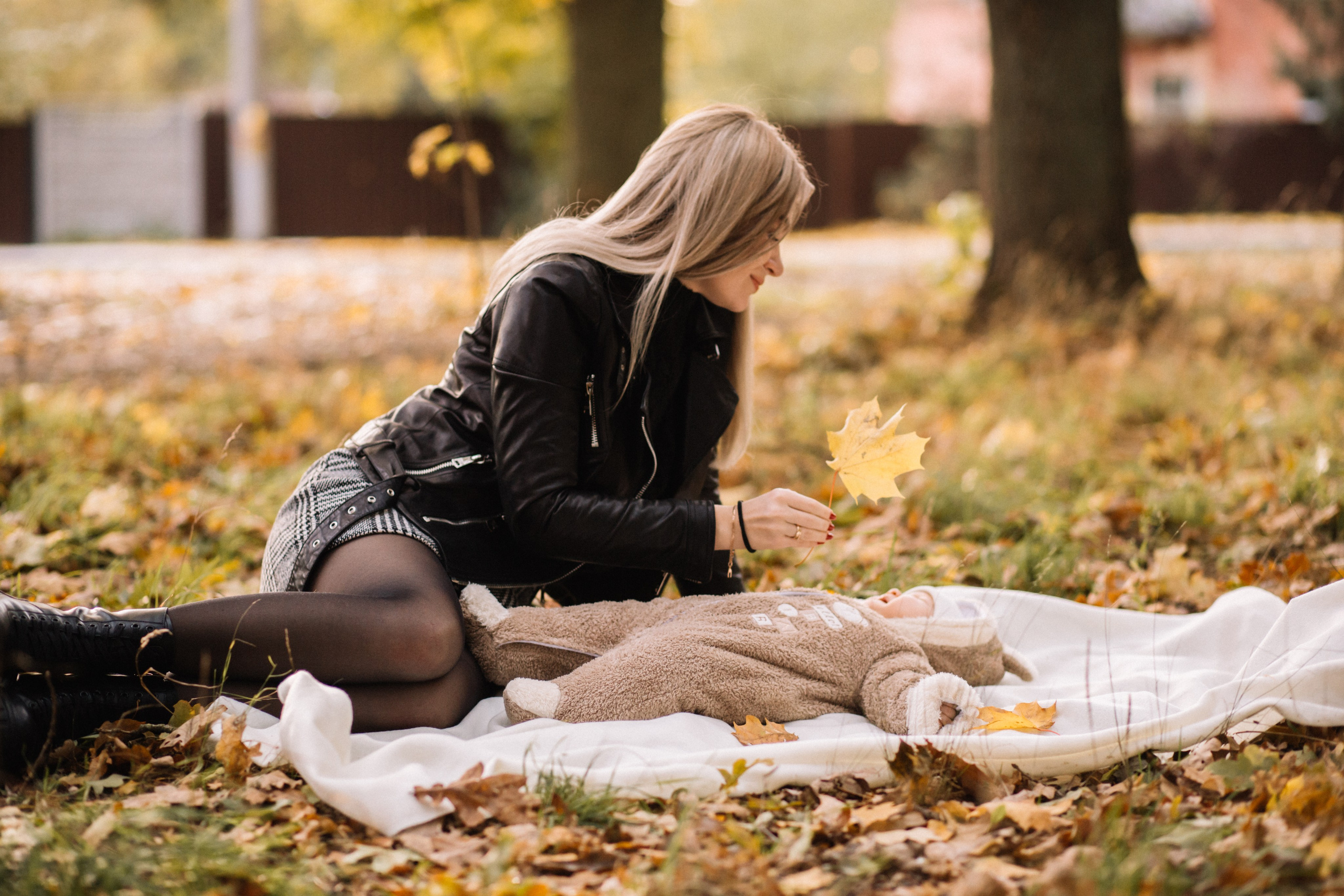 Алина и Аделина. Первая осень малышки. Семейный фотограф в Калининграде Анастасия Юрина