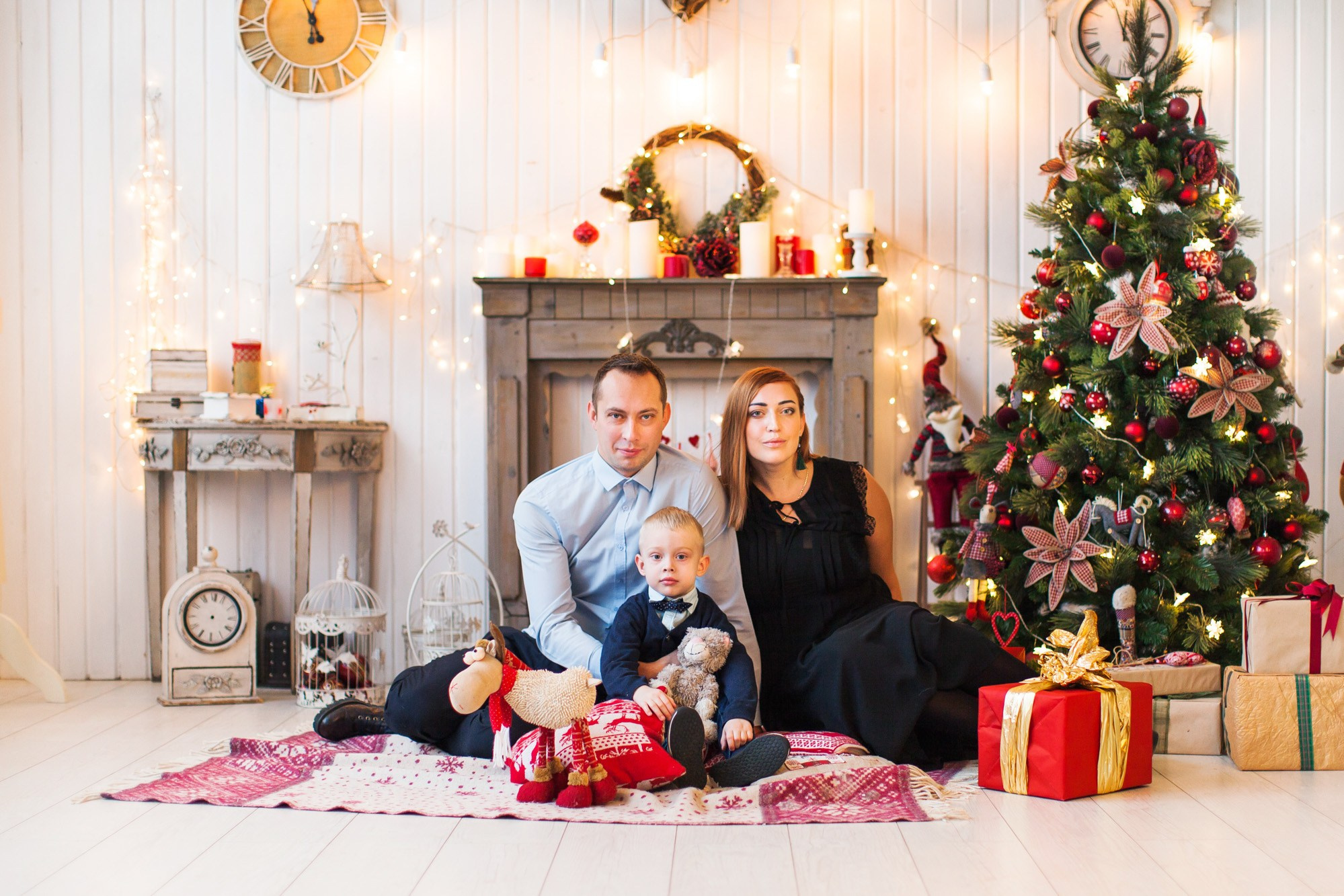 Новогодние истории разных лет. Портретный фотограф в Москве Анна Лукерьина