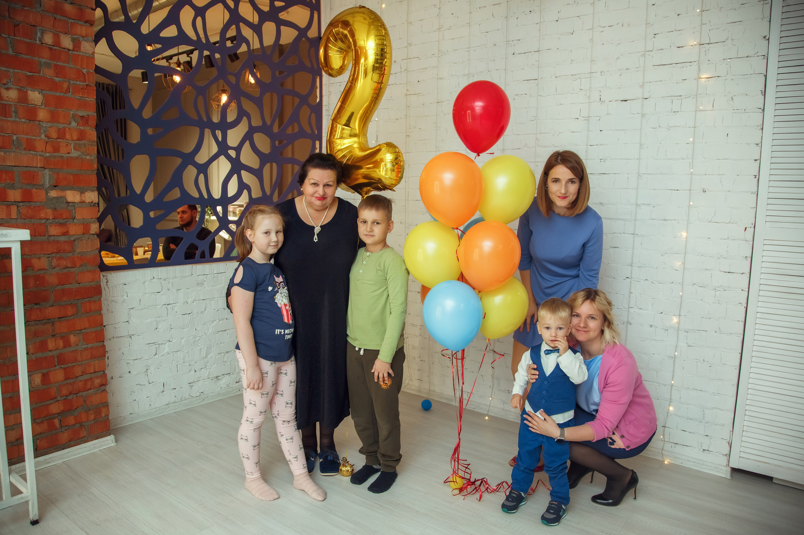 2 годика Артемию. Фотограф на Крещение, семейный фотограф в Москве