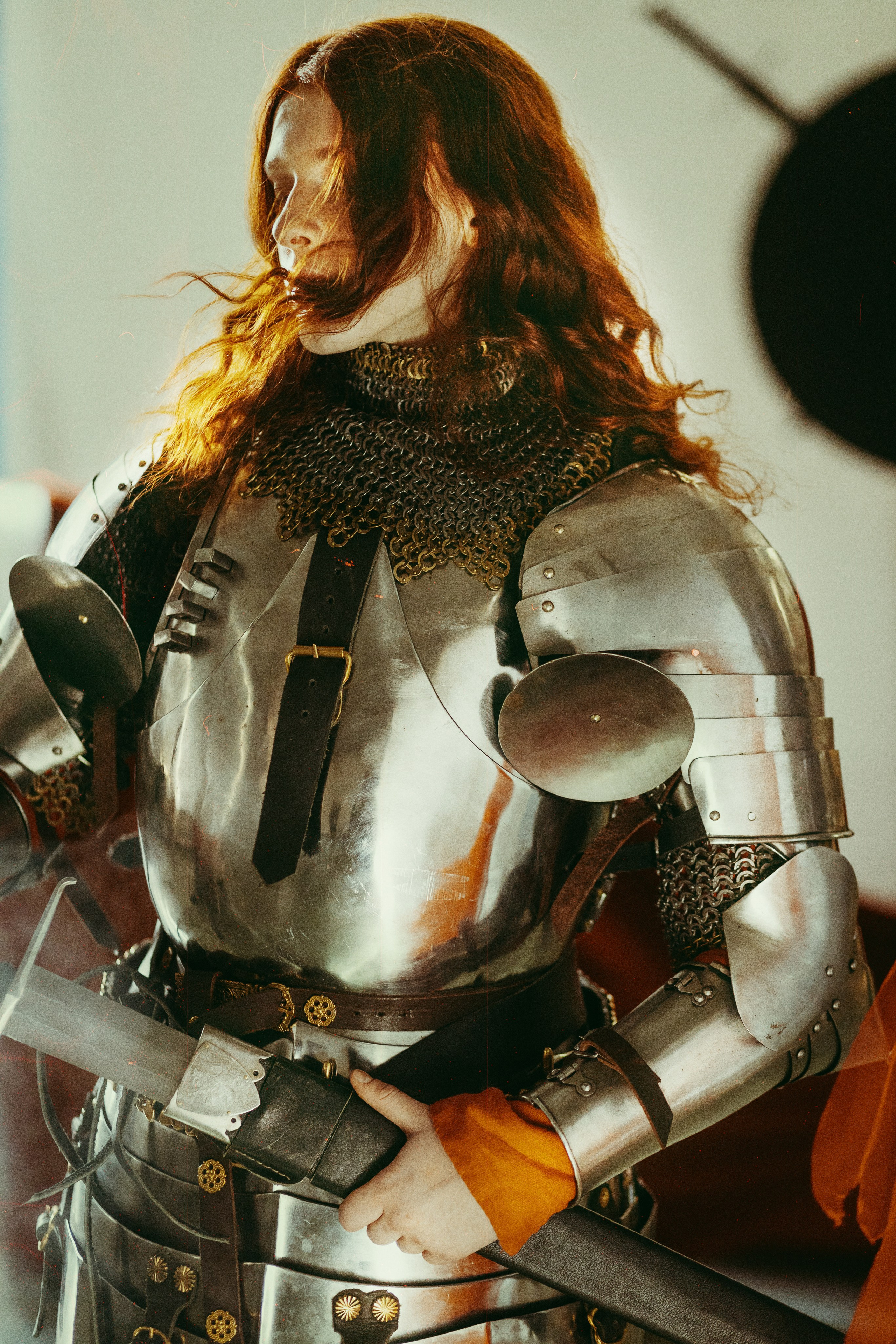 Леди рыцарь — фотосессия в Выборге