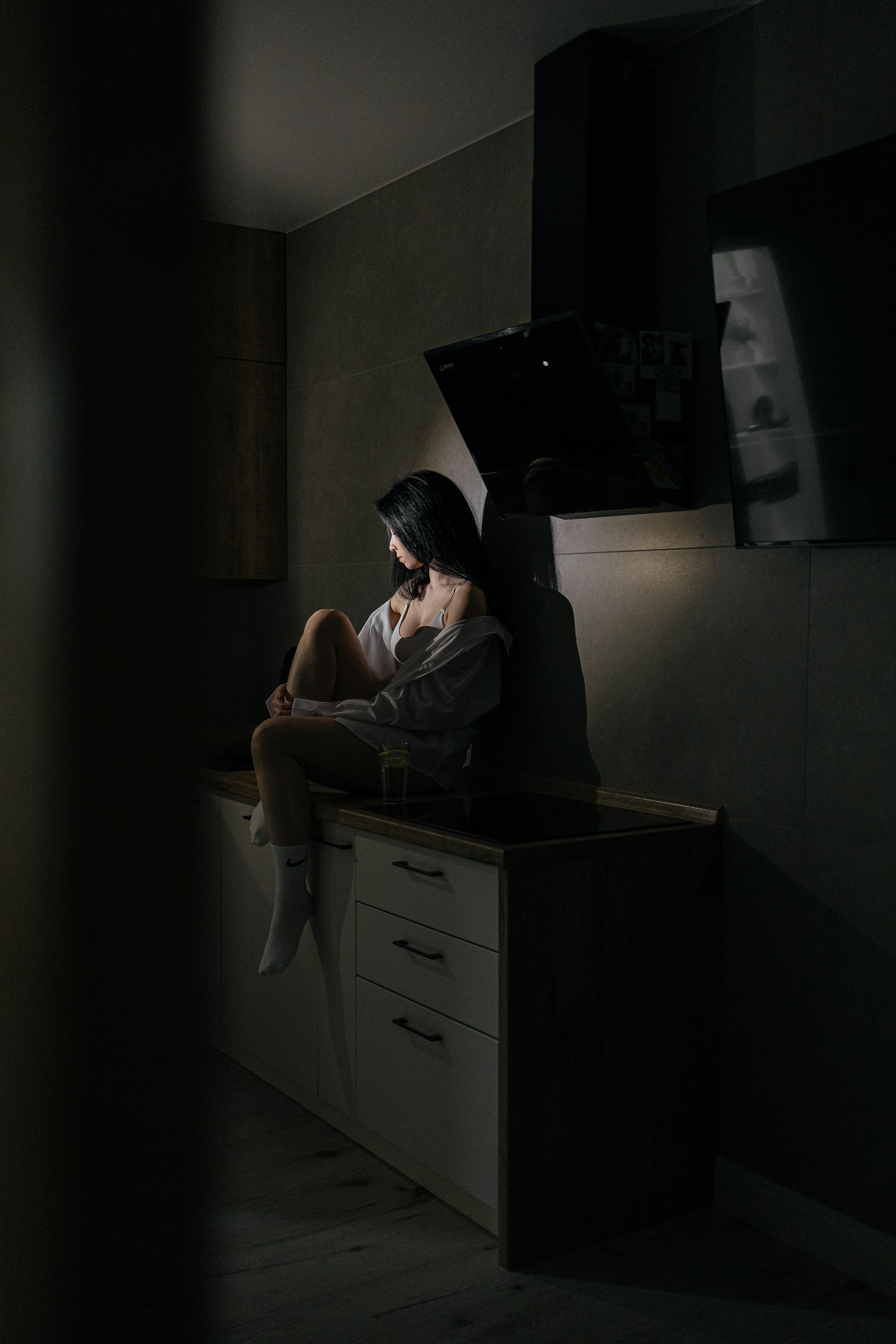 Лина в своей студии. Фотограф в Краснодаре Лагунов Владимир