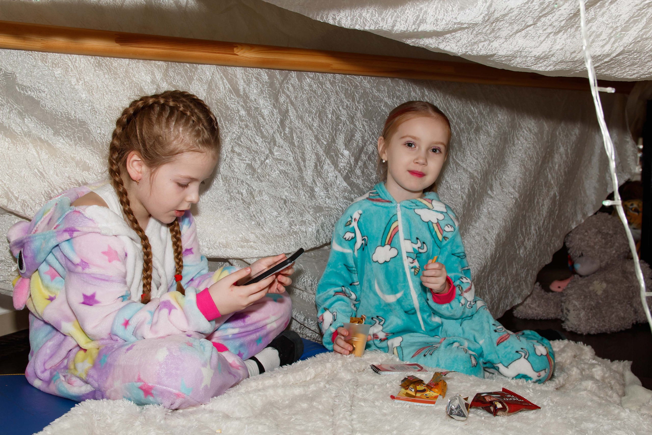 Пижамная вечеринка в танц. школе (мл. гр.). Репортажный Фотограф