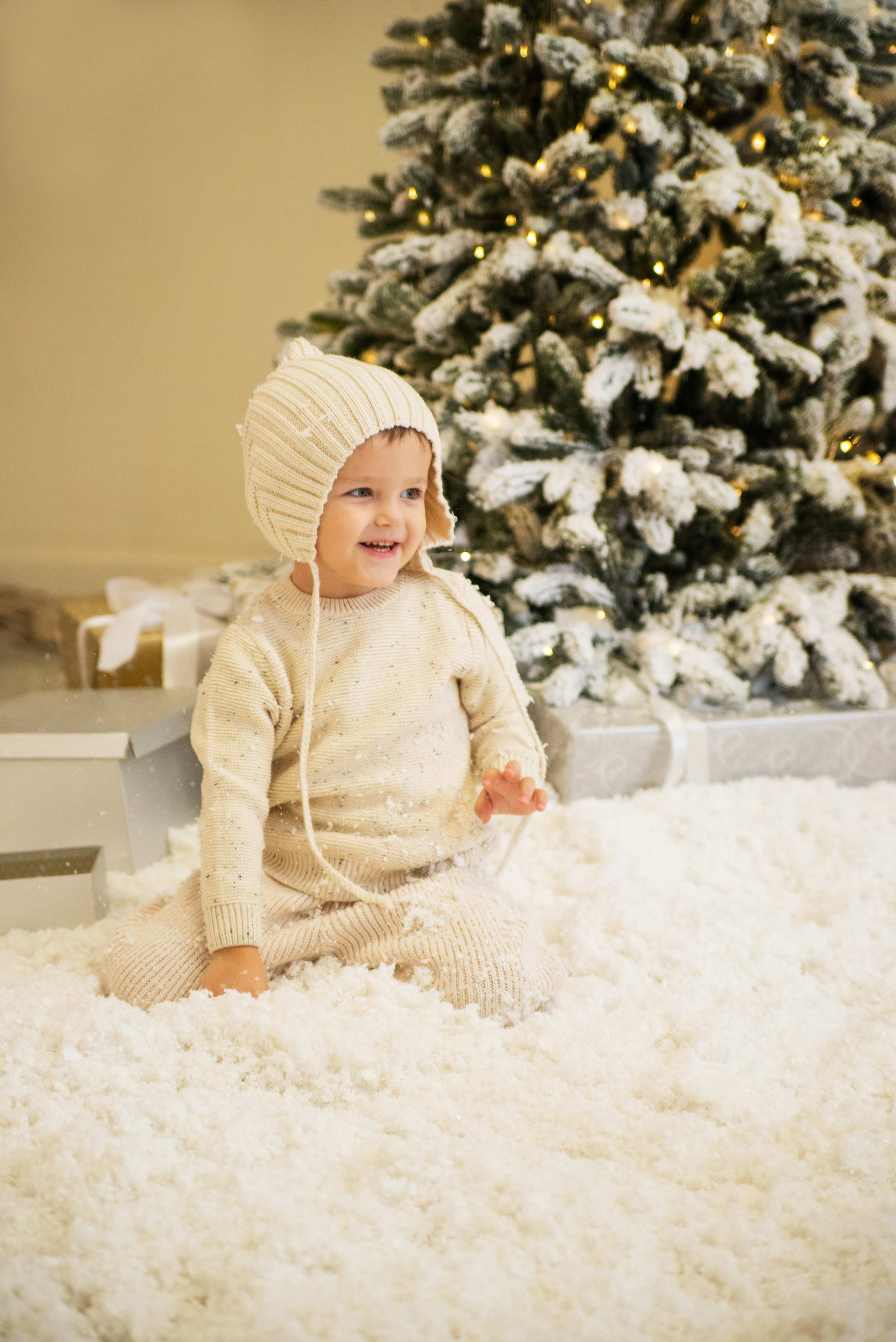 Дети в снежной студии. Фотограф и дизайнер в Москве Екатерина Лобачева