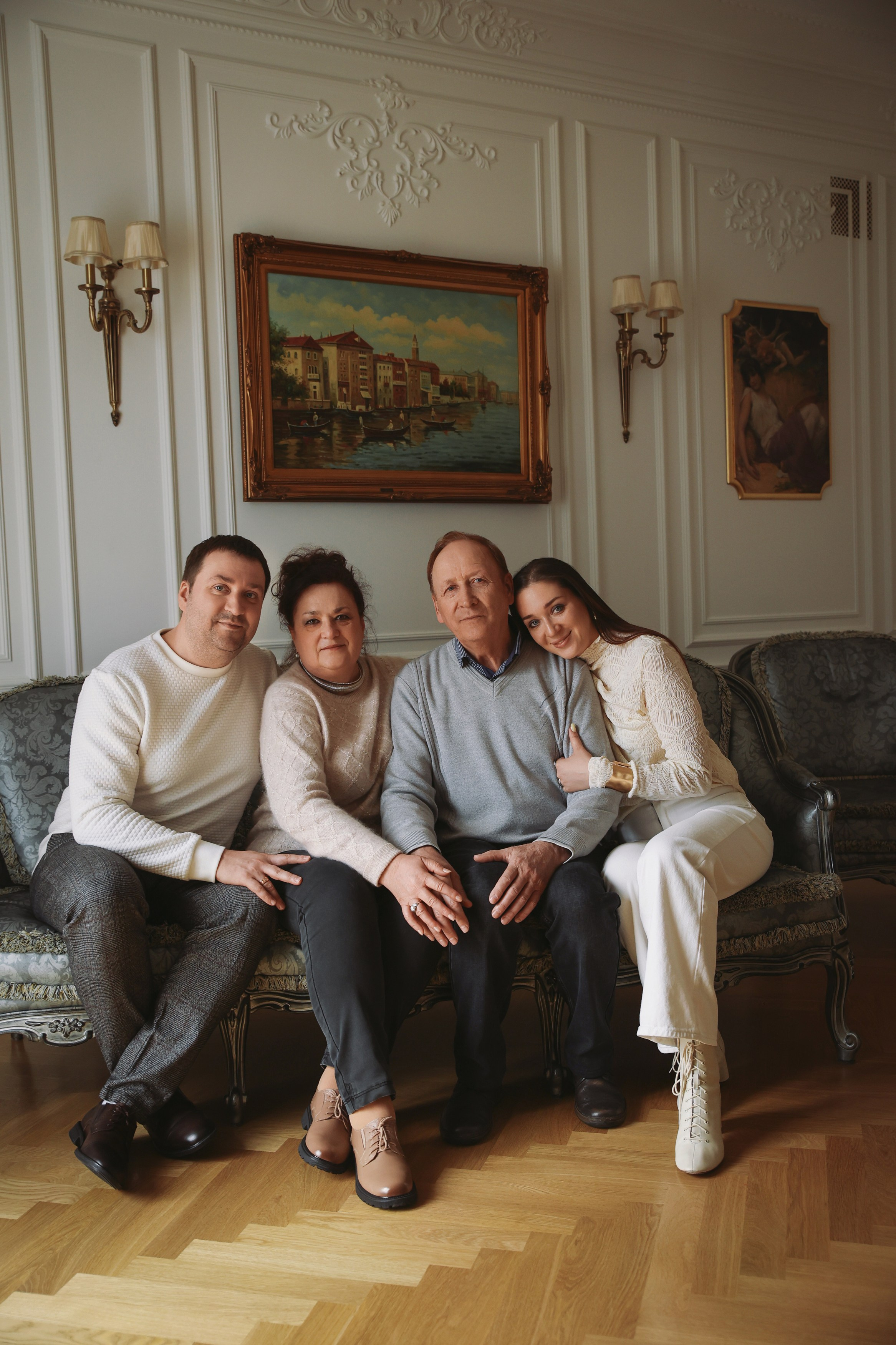 Семейная фотосессия большая семья фотосессия большой семьи фотосессия. Фотограф Владимир Москва