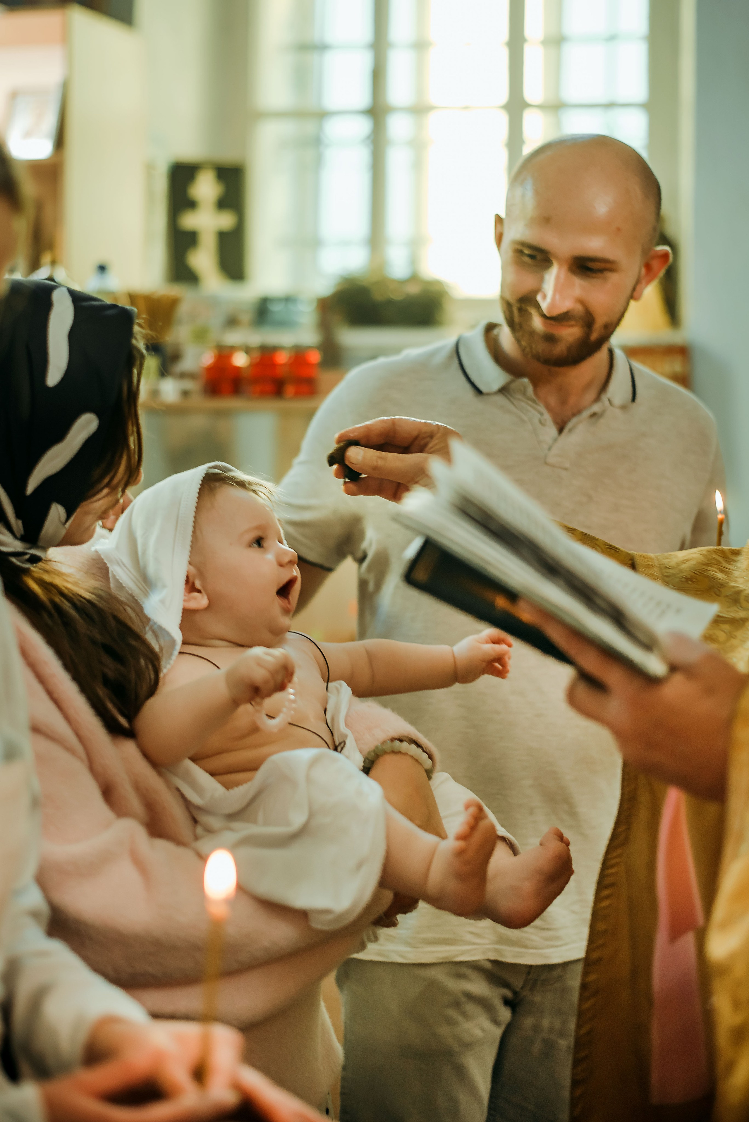 Крещение Федора. Свадебный и портретный фотограф lifestyle