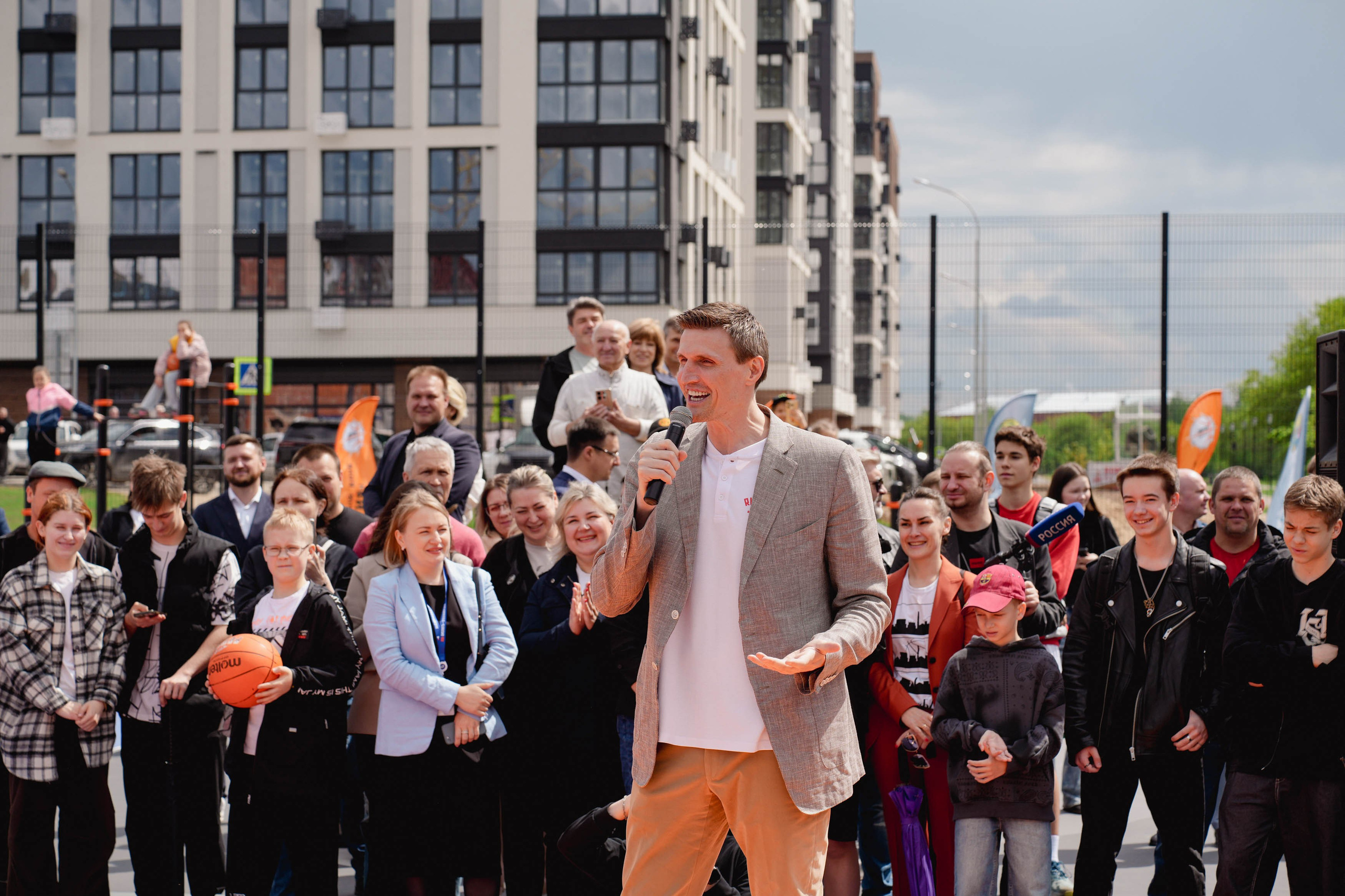 Открытие Центра уличного баскетбола. Спортивный и репортажный фотограф в Иваново Сергей Силкин