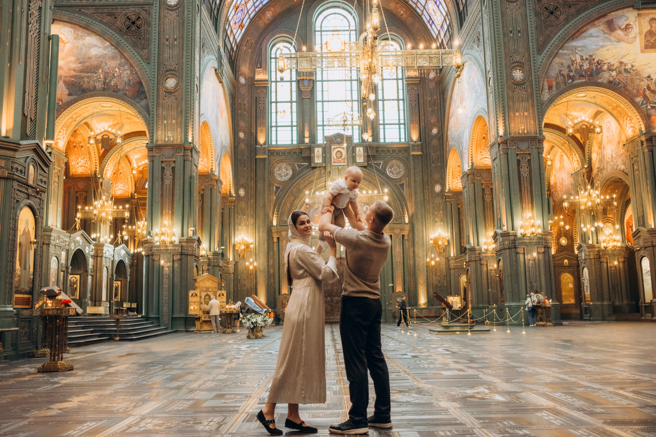 Крещение в Храме Вооруженных сил. Главная