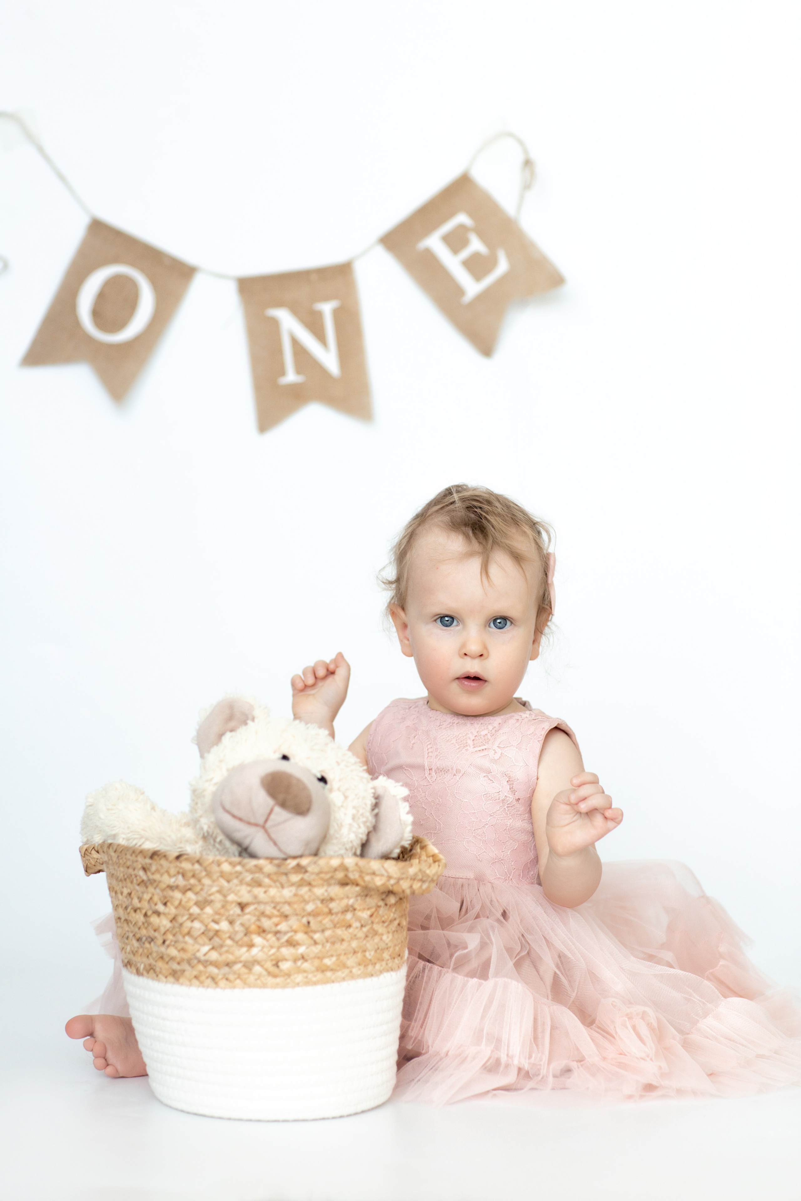 Первый день рождения. Съемка на 1 год. Фотограф Санкт-Петербург Елена Мухина