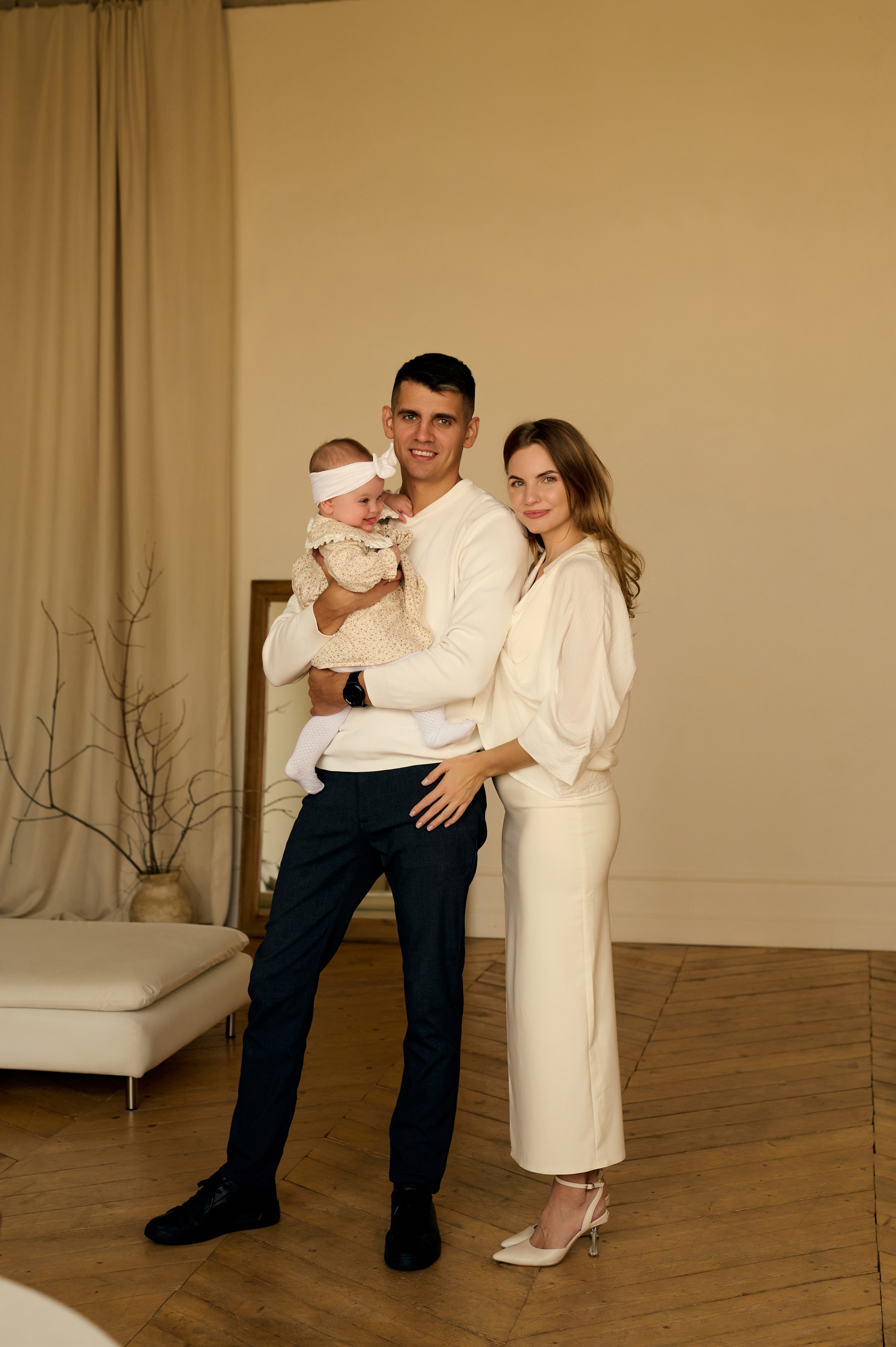 Анечка и Стас с Алиночкой. Фотограф в Краснодаре Скубицкая Альбина