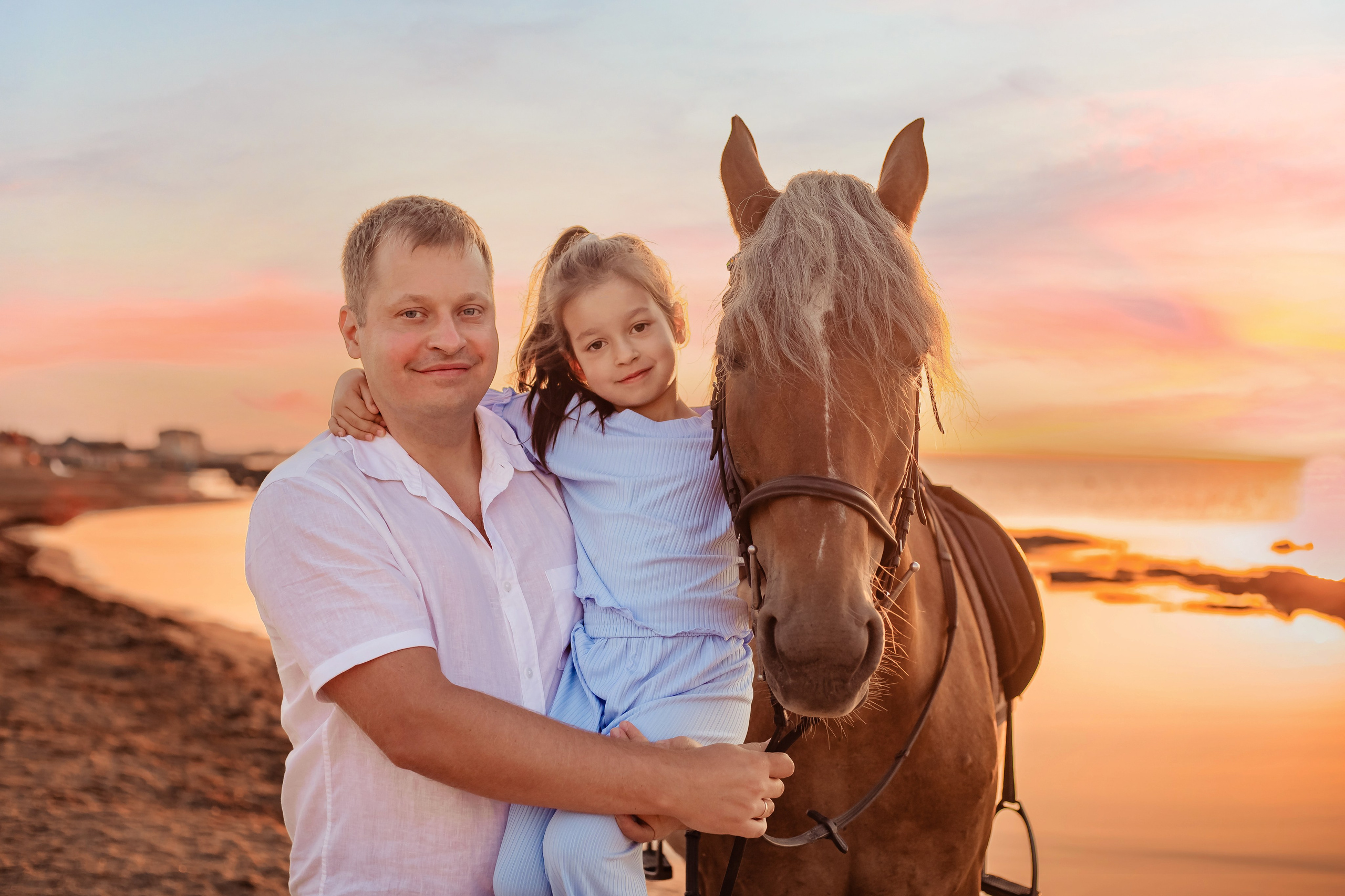 Фотосессия на море с лошадью. Фотограф в Феодосии Наталья Булгакова