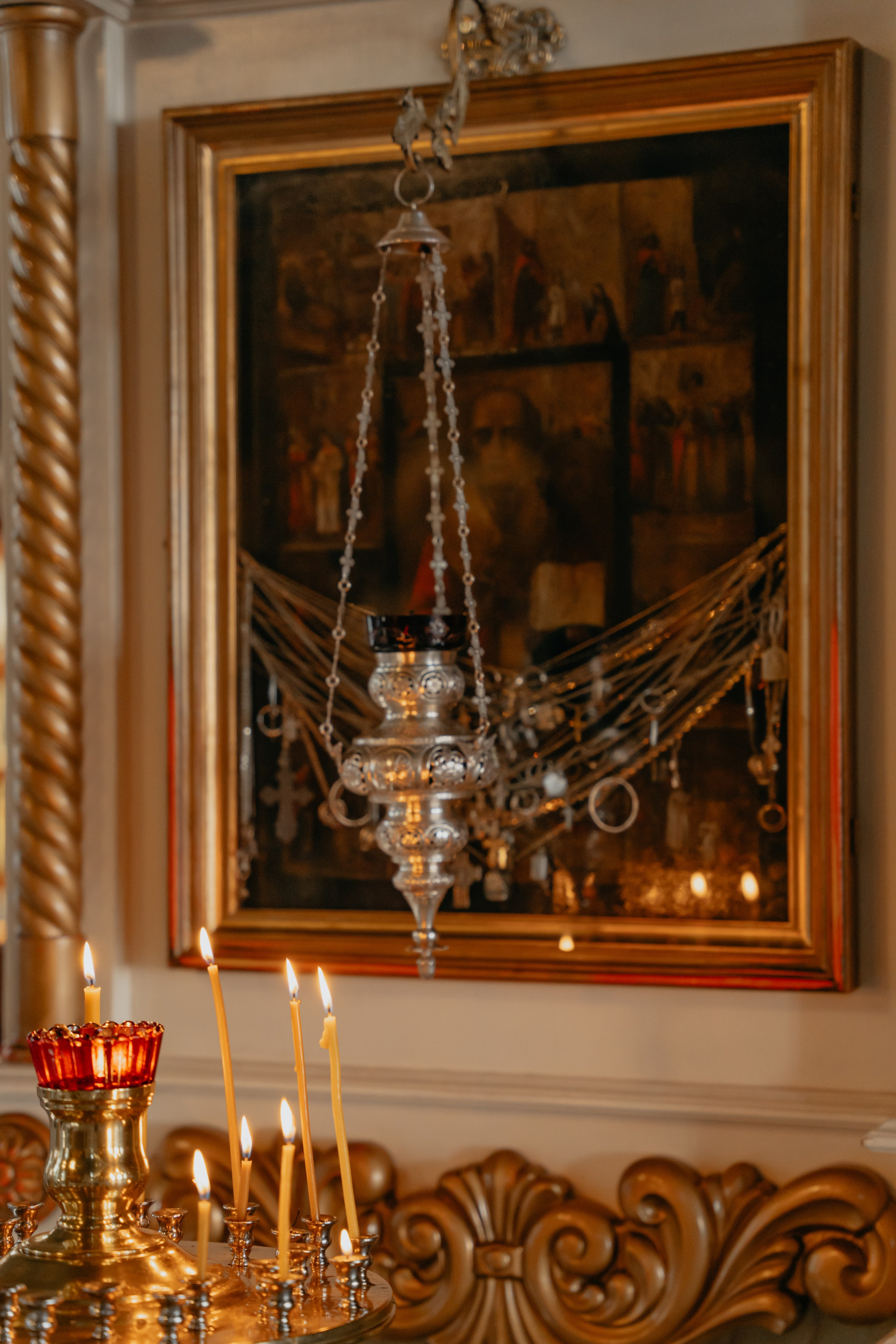 Таинство крещения Артема в соборе Ионна Предтечи