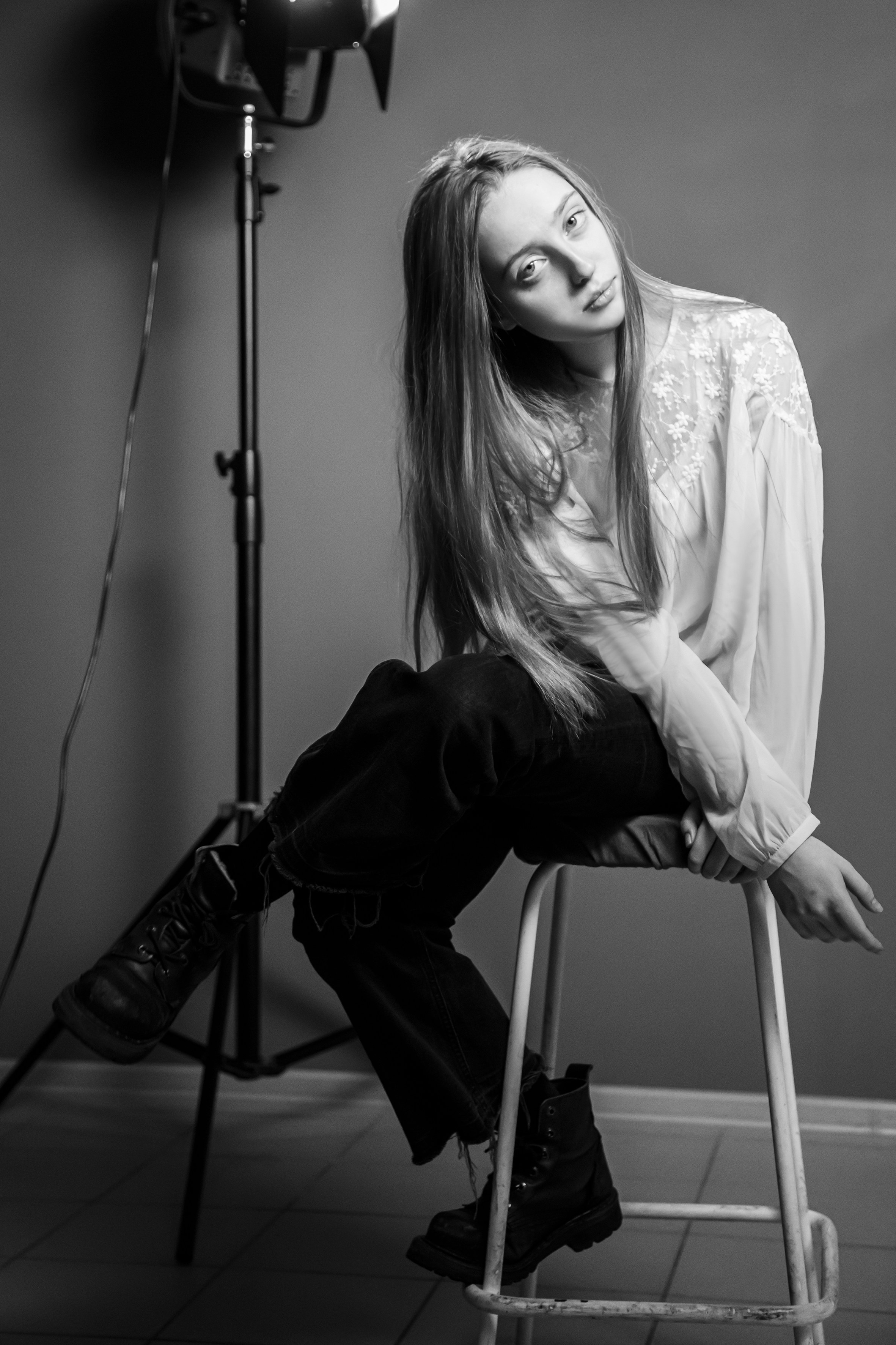 Портрет. Сандра Ковалева | ЧБ фотограф