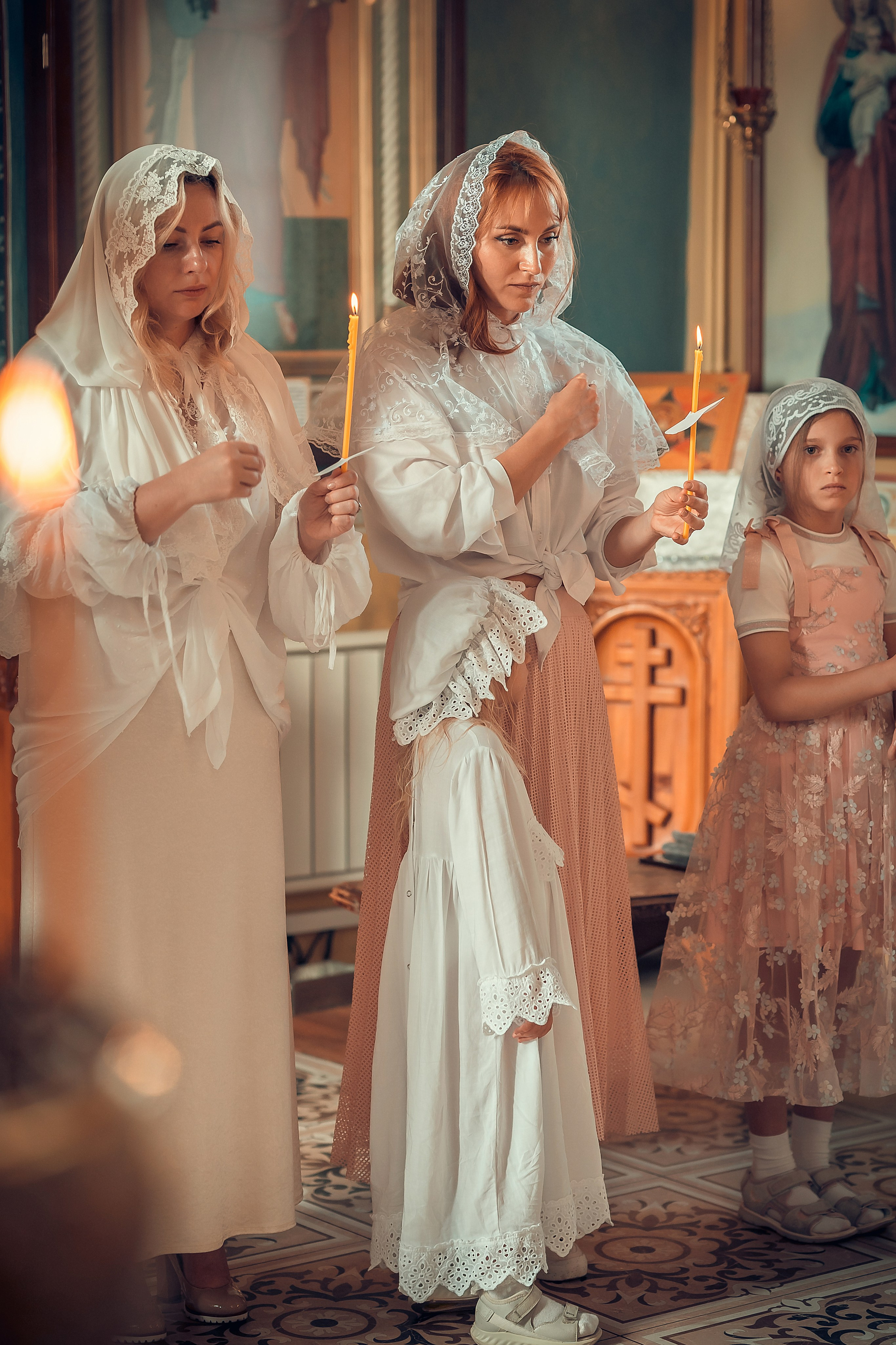 Крещение Даны. Фотограф на Крещение и Венчание в Красноярске Рамазанова Юлия