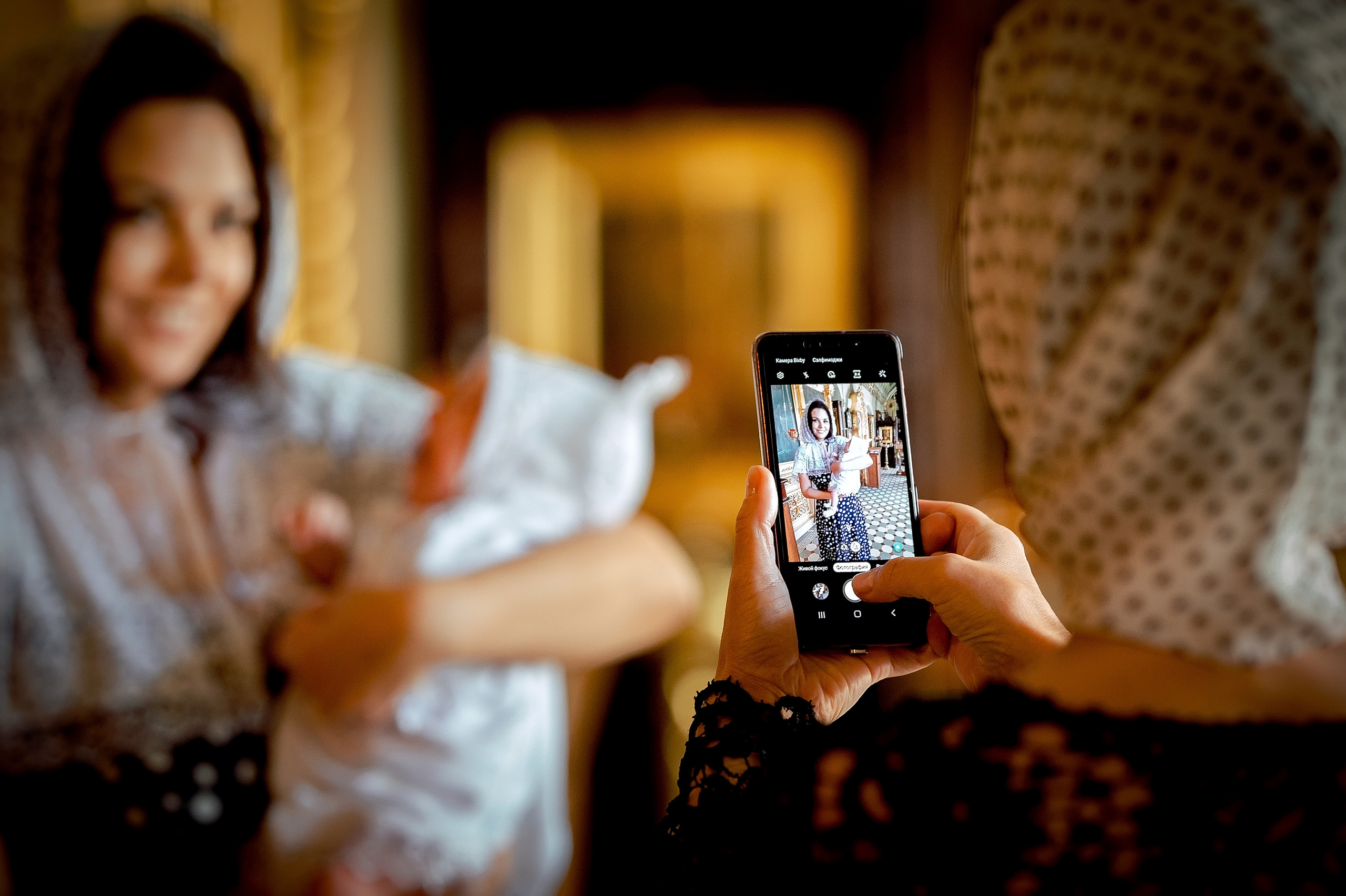 Фотосъемка крещения в Образцово. Свадебный и семейный фотограф Виктория Носачёва. Щелково, Москва и МО