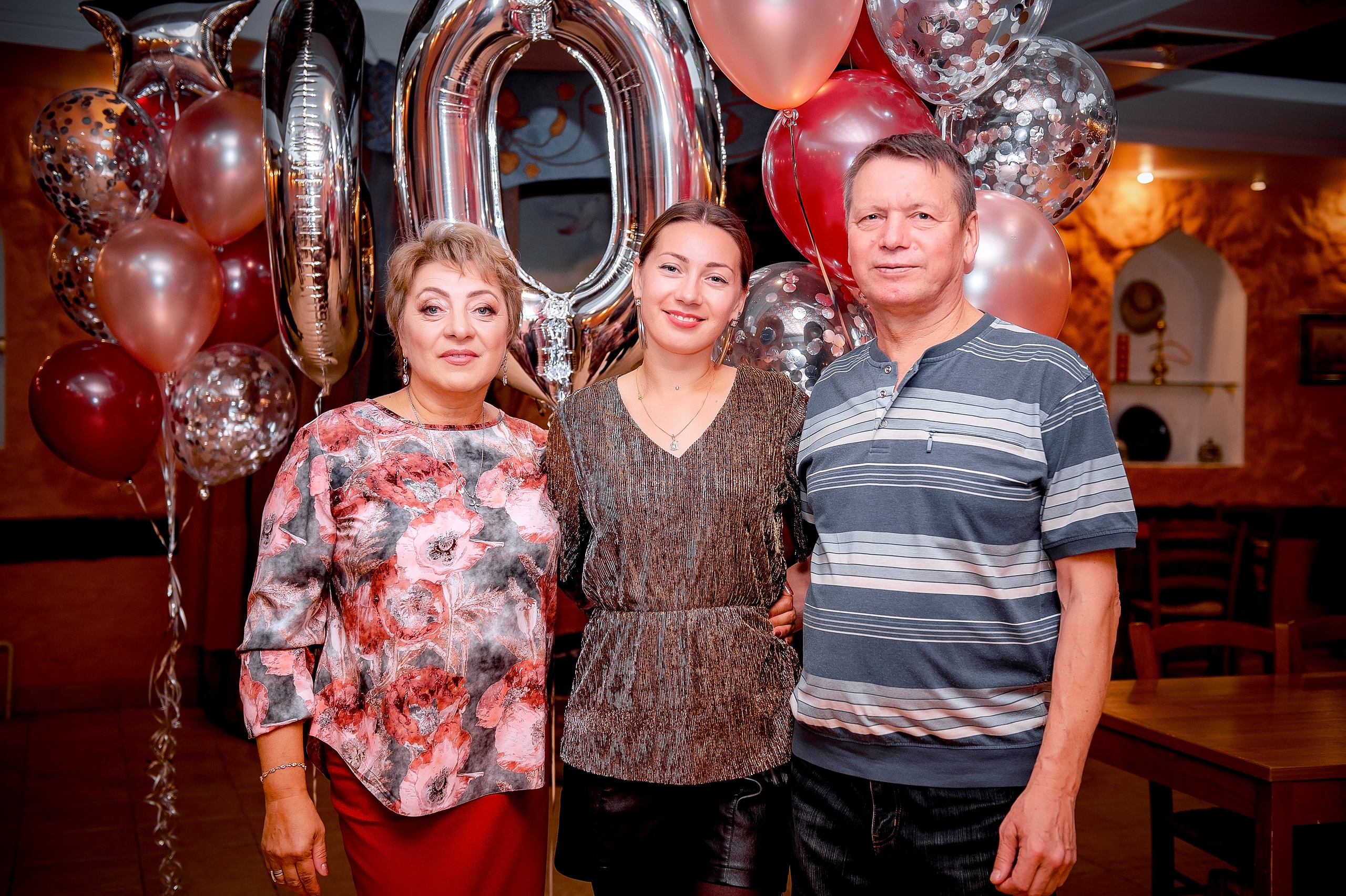 Фотосъемка юбилея в Щелково в кафе Бухара. Свадебный и семейный фотограф Виктория Носачёва. Щелково, Москва и МО