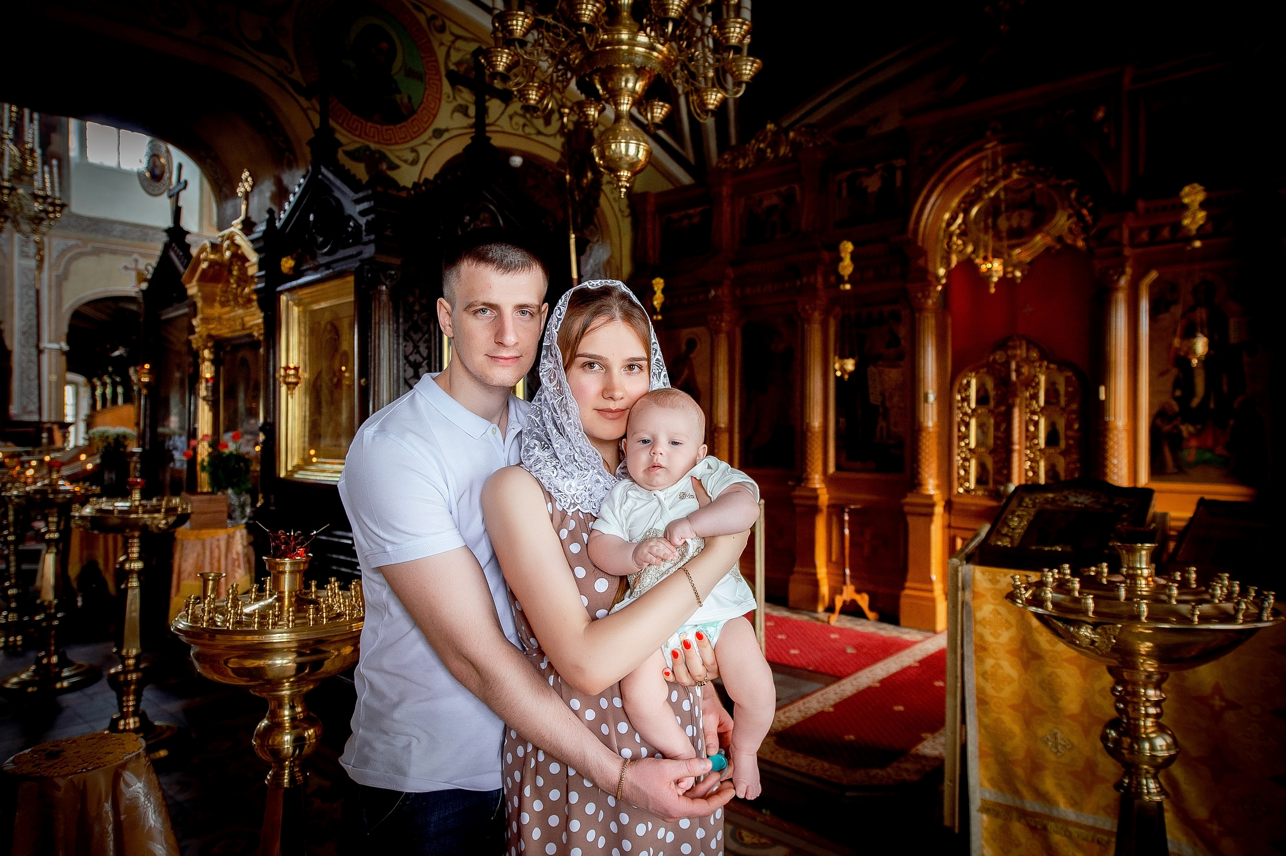 Фотосъемка крещения в Пушкино. Свадебный и семейный фотограф Виктория Носачёва. Щелково, Москва и МО