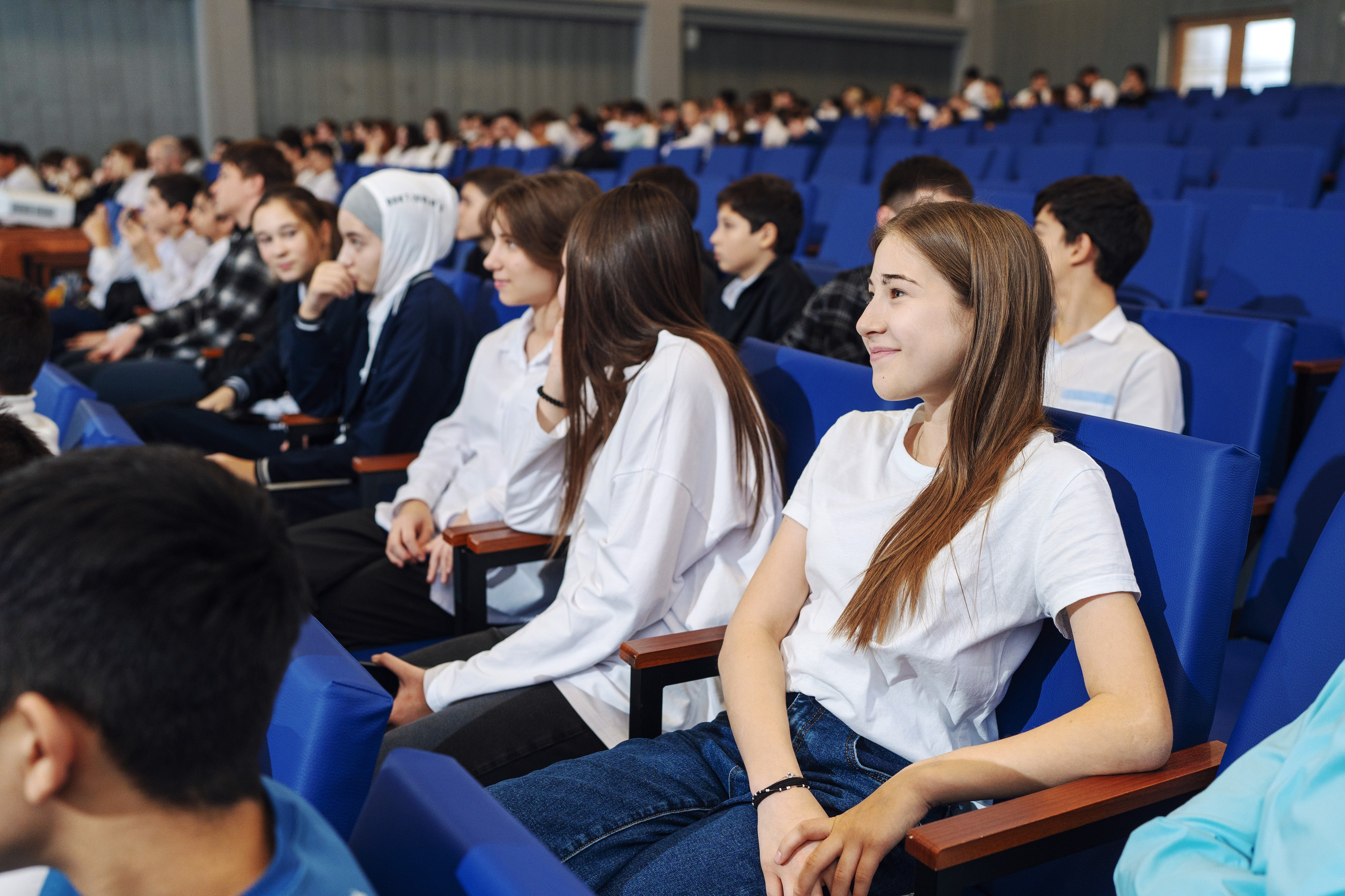 Лекция по киберспорту в школе № 2, п. Энем