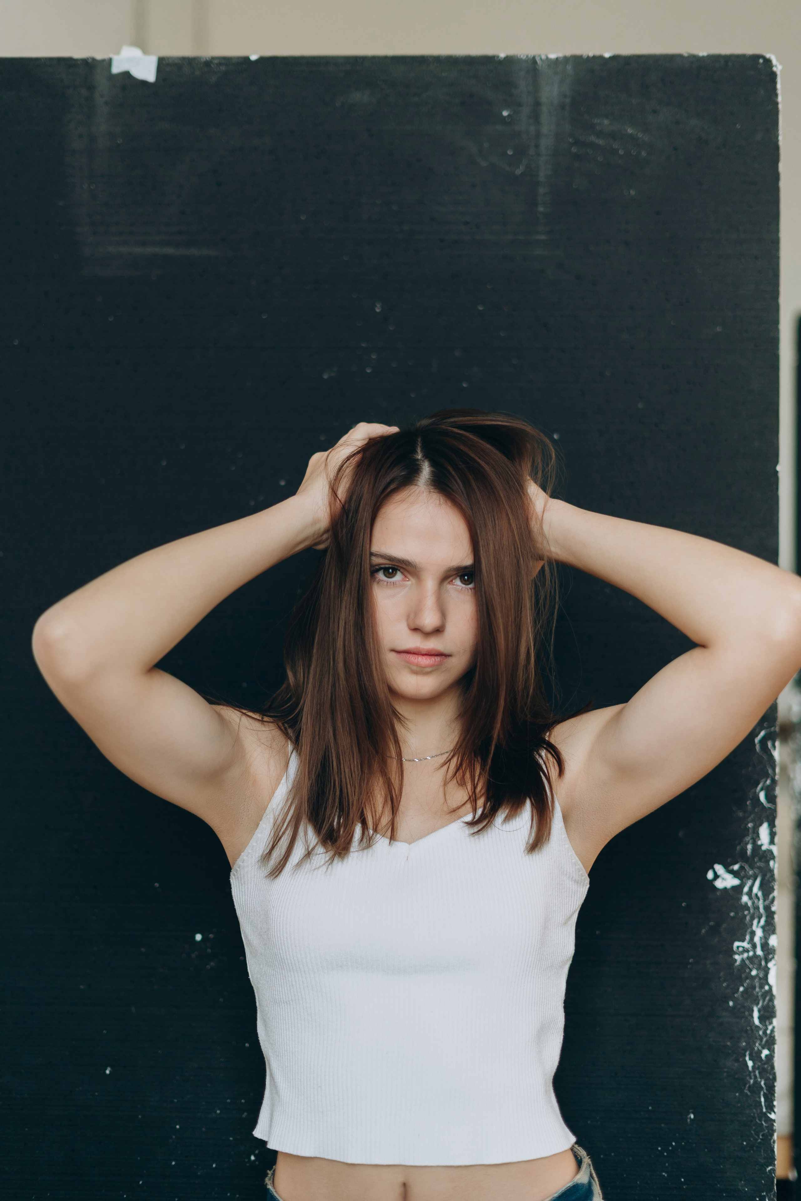 Настя. Модельные тесты. Фотограф Москва Виктория-Антуанетта