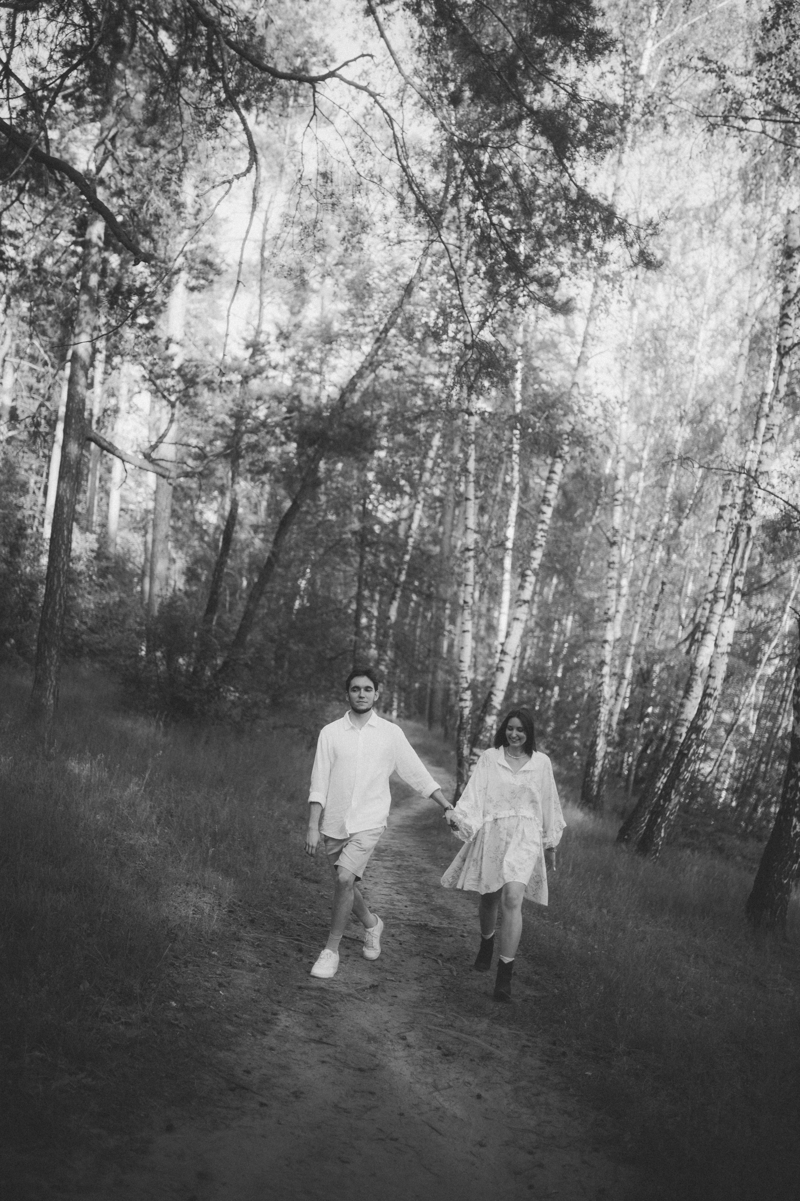 Фаниль и Вероника в лесу. Свадебный фотограф Казань